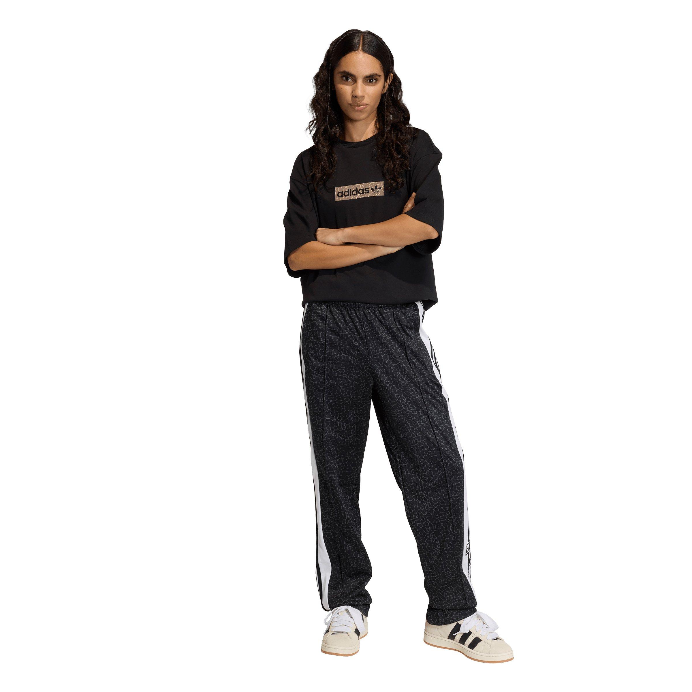 adidas Originals Women's AOP Adi-Break Tracksuit Bottoms - Black - BLACK Thumbnail View 5