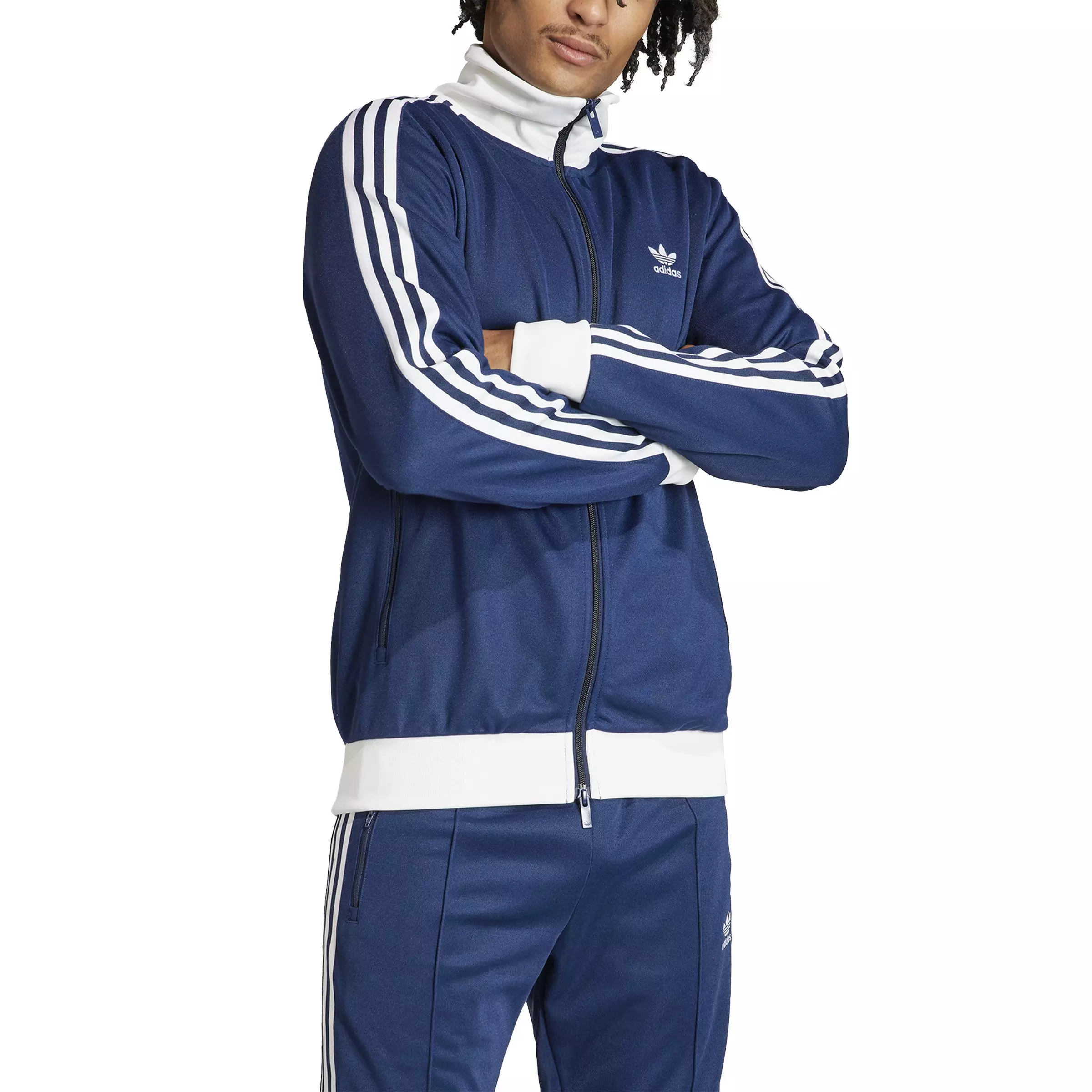adidas Originals Men's adicolor Classics Beckenbauer Track Top -Navy - NAVY