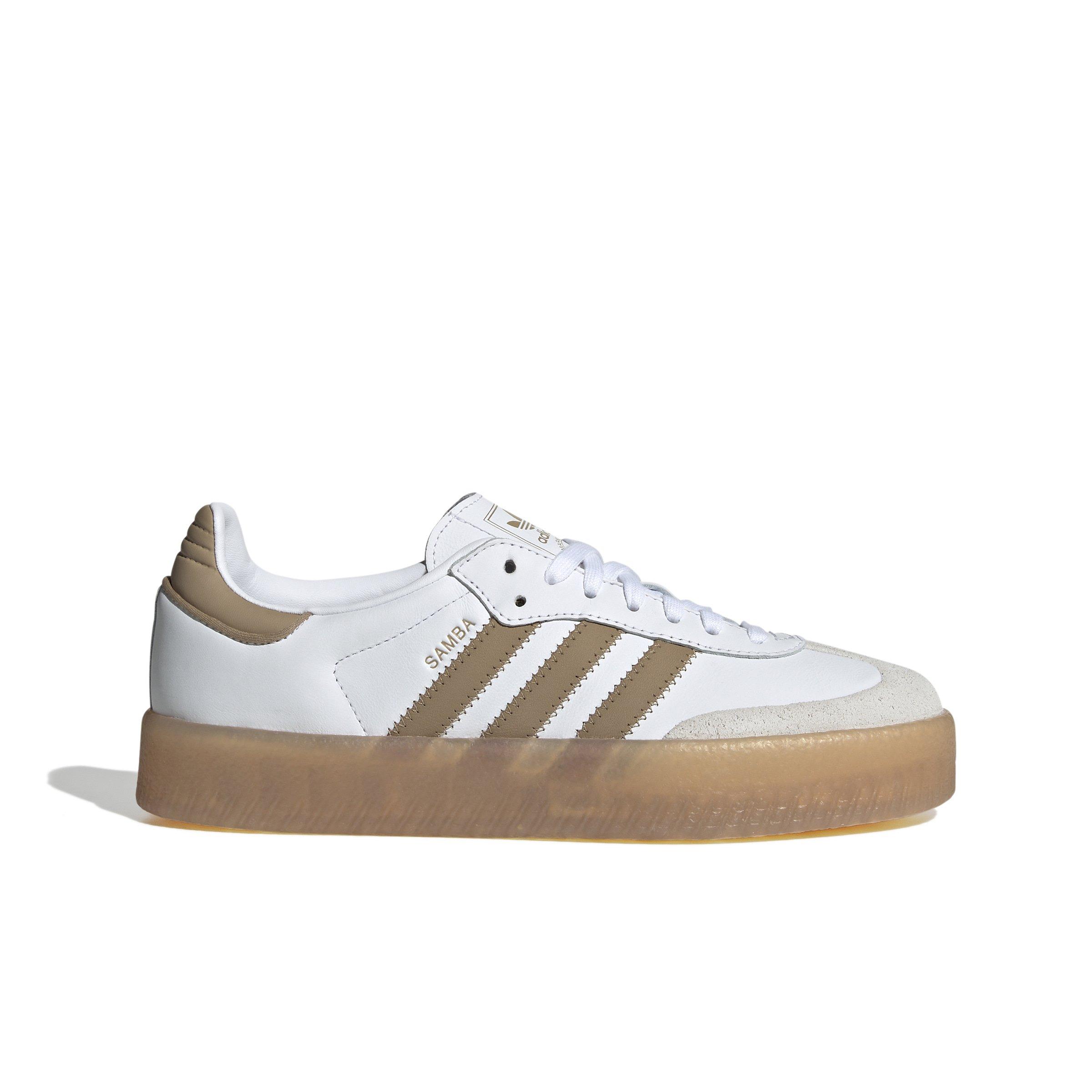 adidas Originals Sambae "Ftwr White/Off White/Cardboard" Women's Shoe - WHITE/OFF WHITE/CARDBOARD Thumbnail View 1