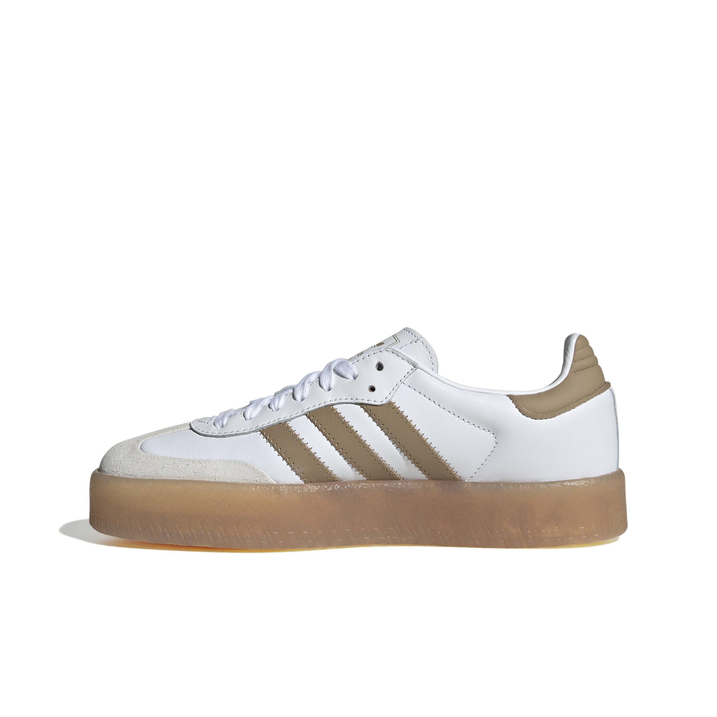 adidas Originals Sambae "Ftwr White/Off White/Cardboard" Women's Shoe - WHITE/OFF WHITE/CARDBOARD Thumbnail View 2