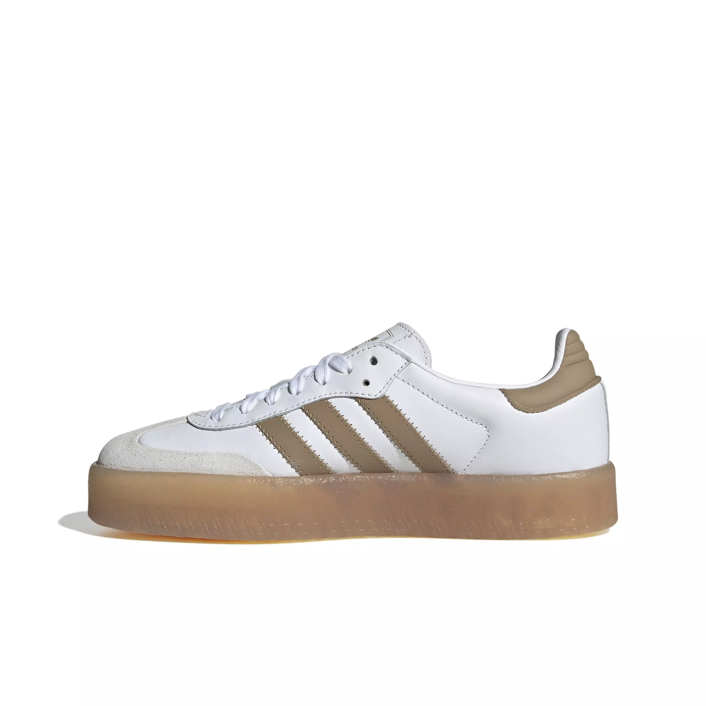 adidas Originals Sambae "Ftwr White/Off White/Cardboard" Women's Shoe - WHITE/OFF WHITE/CARDBOARD