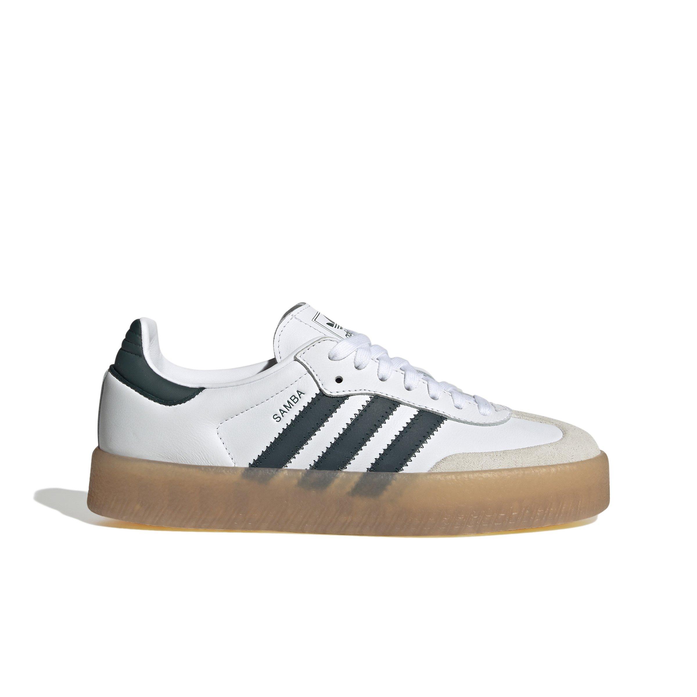 adidas Originals Sambae "Ftwr White/Off White/Aurora Ivy" Women's Shoe - WHITE/OFF WHITE/IVY Thumbnail View 1