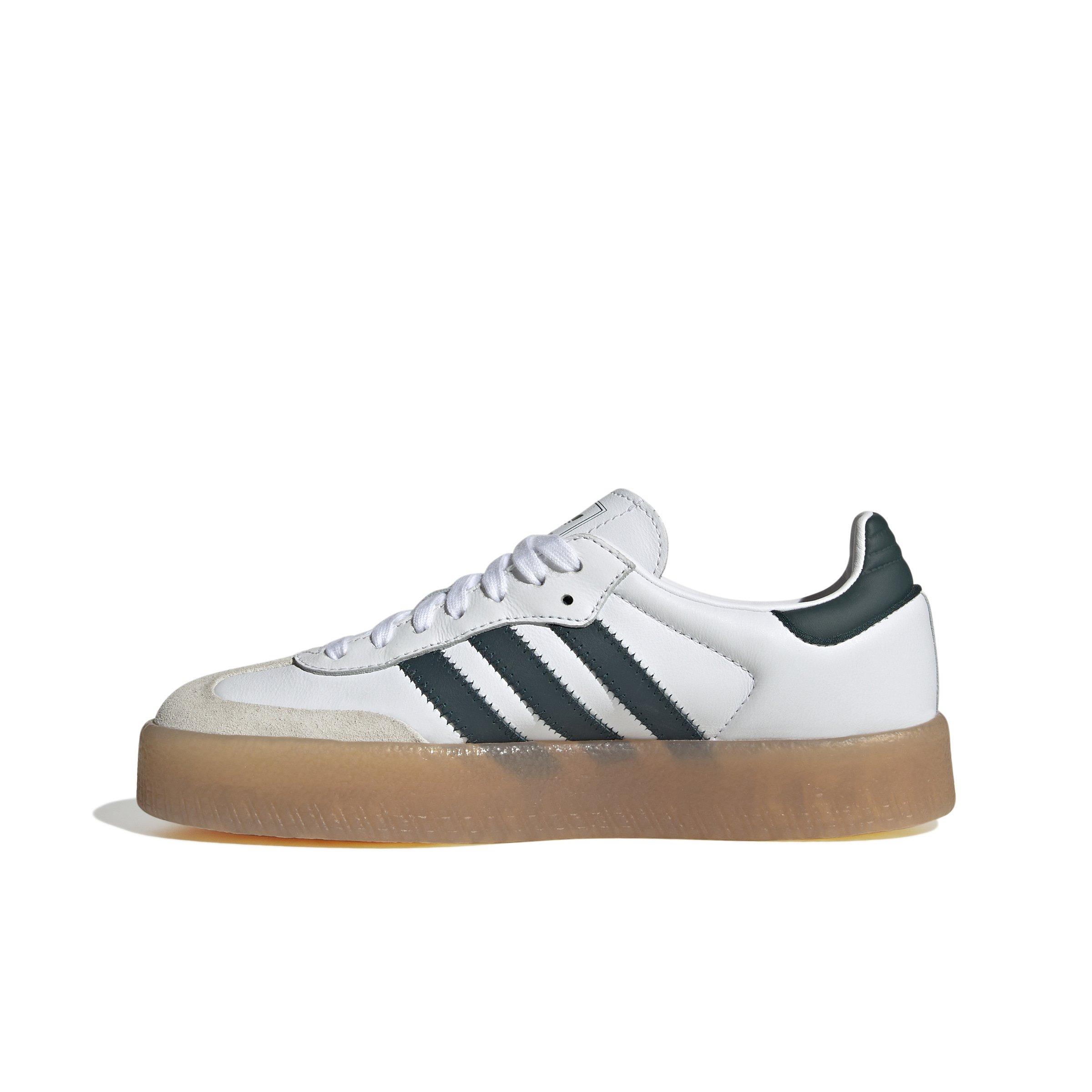 adidas Originals Sambae "Ftwr White/Off White/Aurora Ivy" Women's Shoe - WHITE/OFF WHITE/IVY Thumbnail View 2