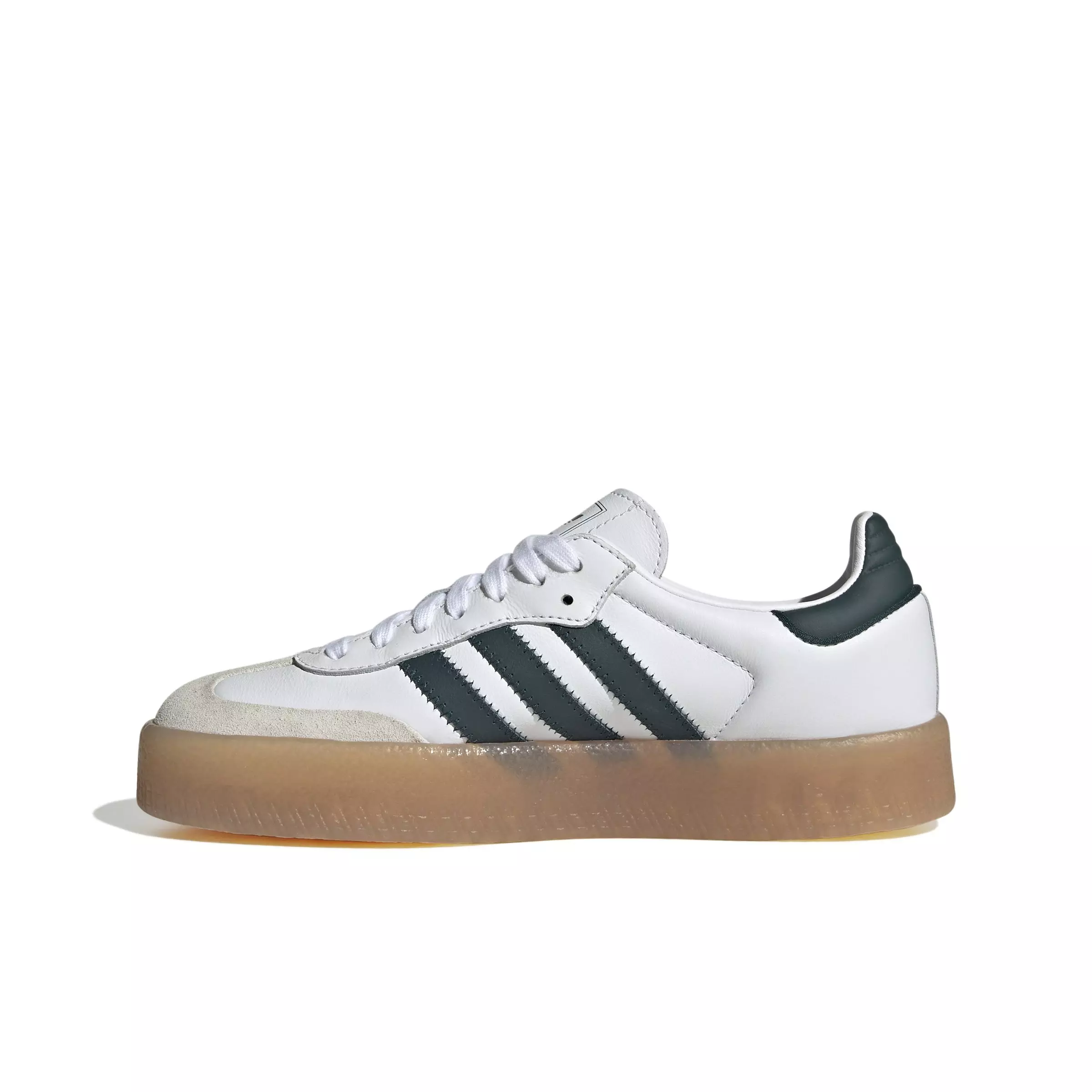 adidas Originals Sambae "Ftwr White/Off White/Aurora Ivy" Women's Shoe - WHITE/OFF WHITE/IVY