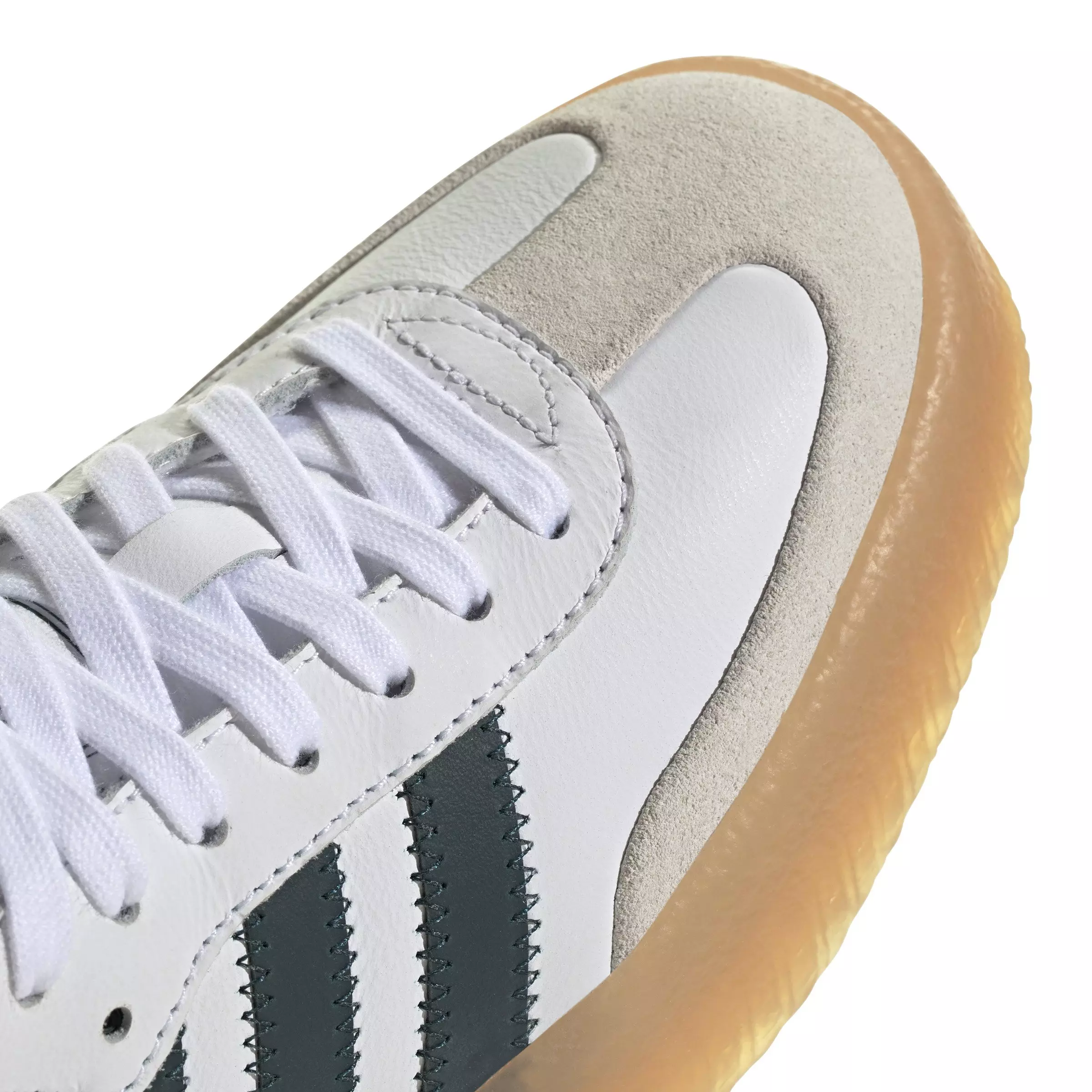 adidas Originals Sambae "Ftwr White/Off White/Aurora Ivy" Women's Shoe - WHITE/OFF WHITE/IVY