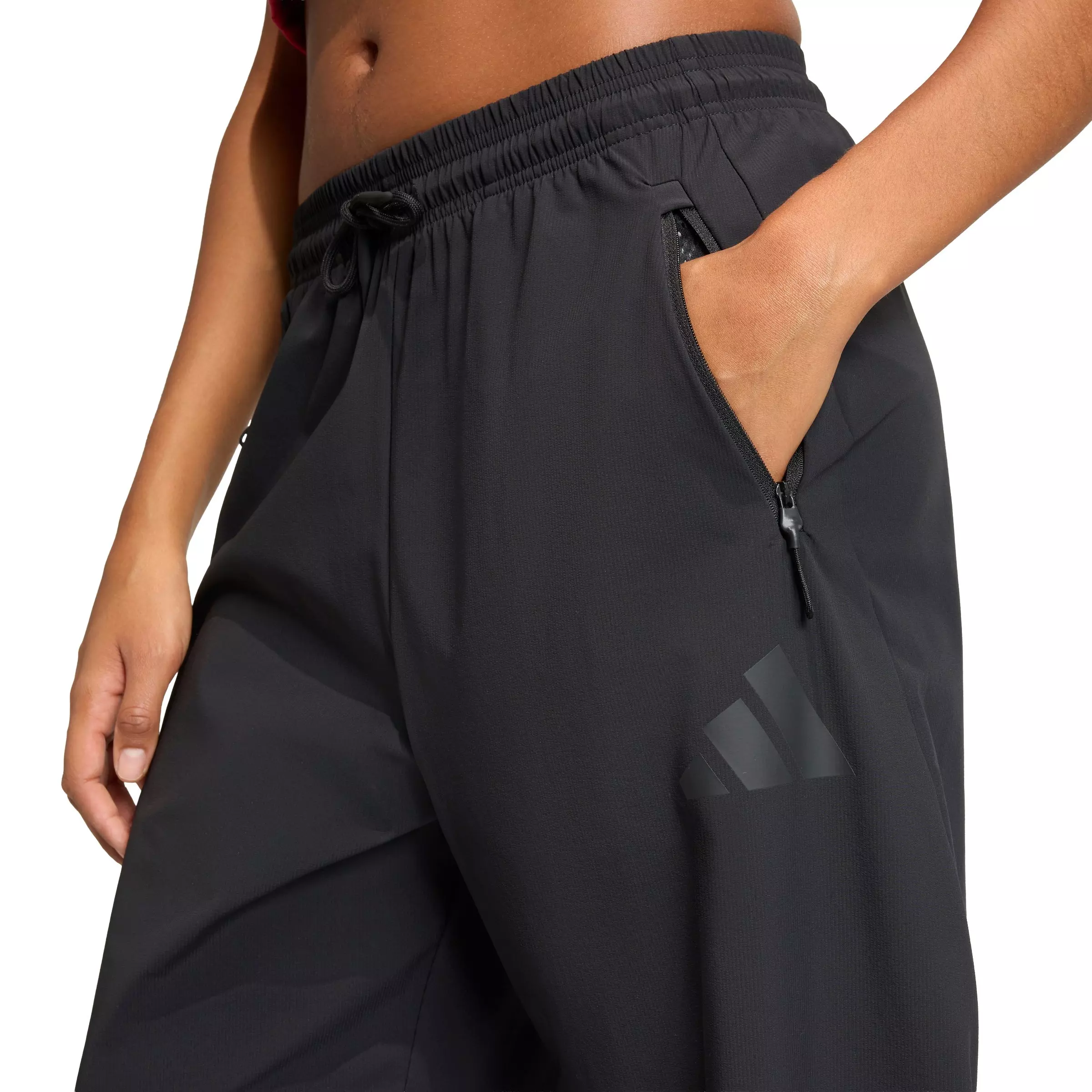 adidas Women's Z.N.E. Woven Pants - Black - BLACK