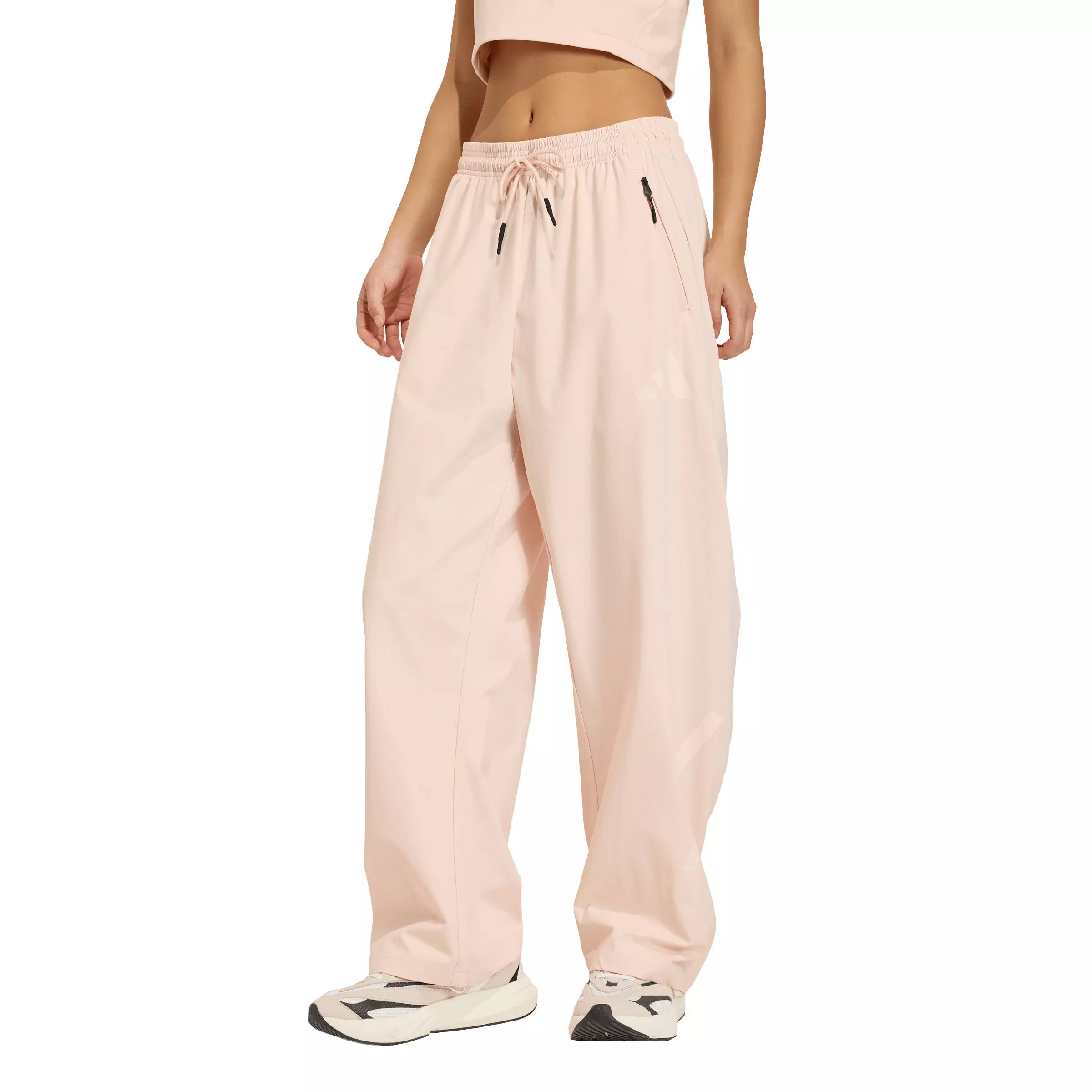 adidas Women's Z.N.E. Woven Pants - Light Pink - LIGHT PINK