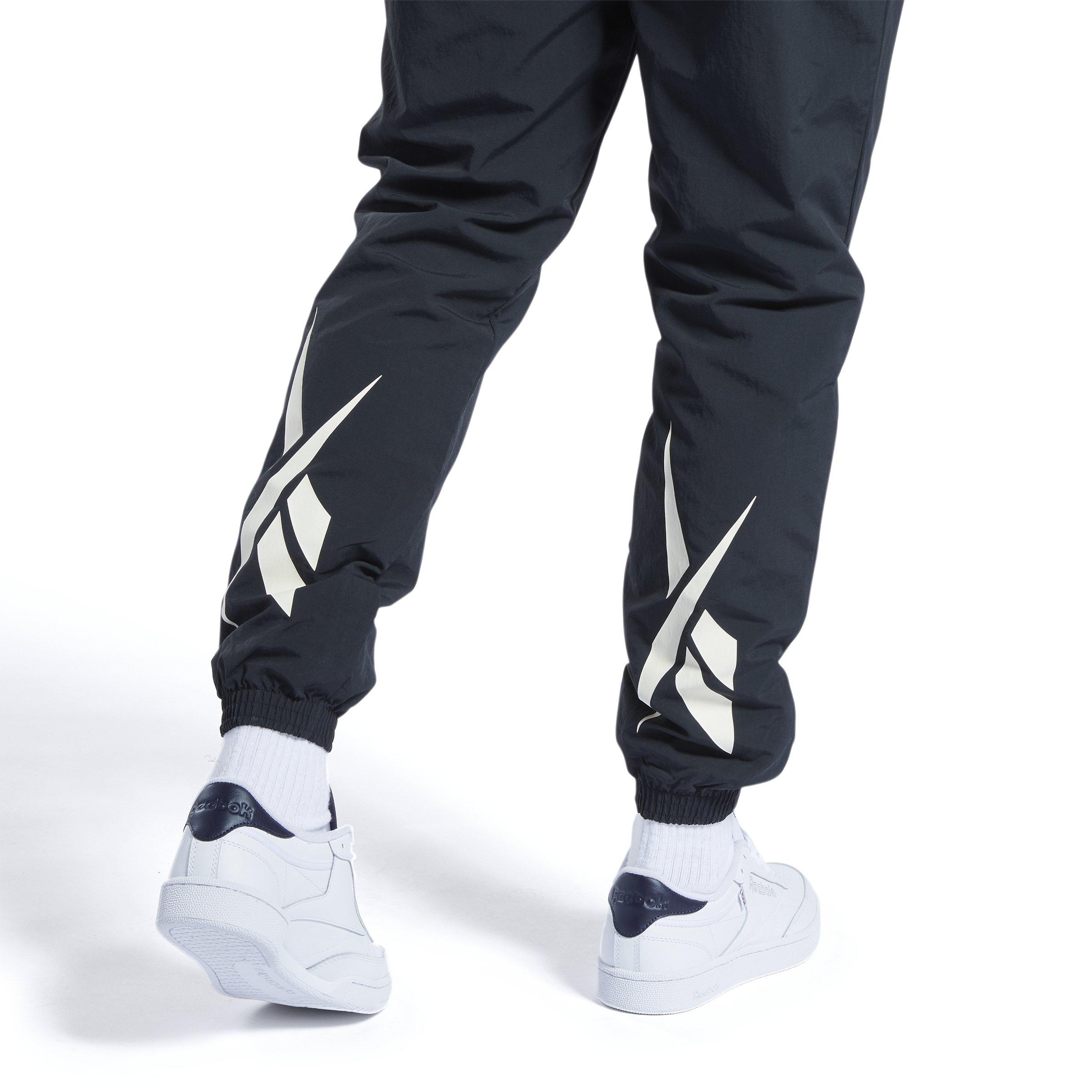 Reebok Men's Classics Vector Track Pants- Black - Hibbett | Gear