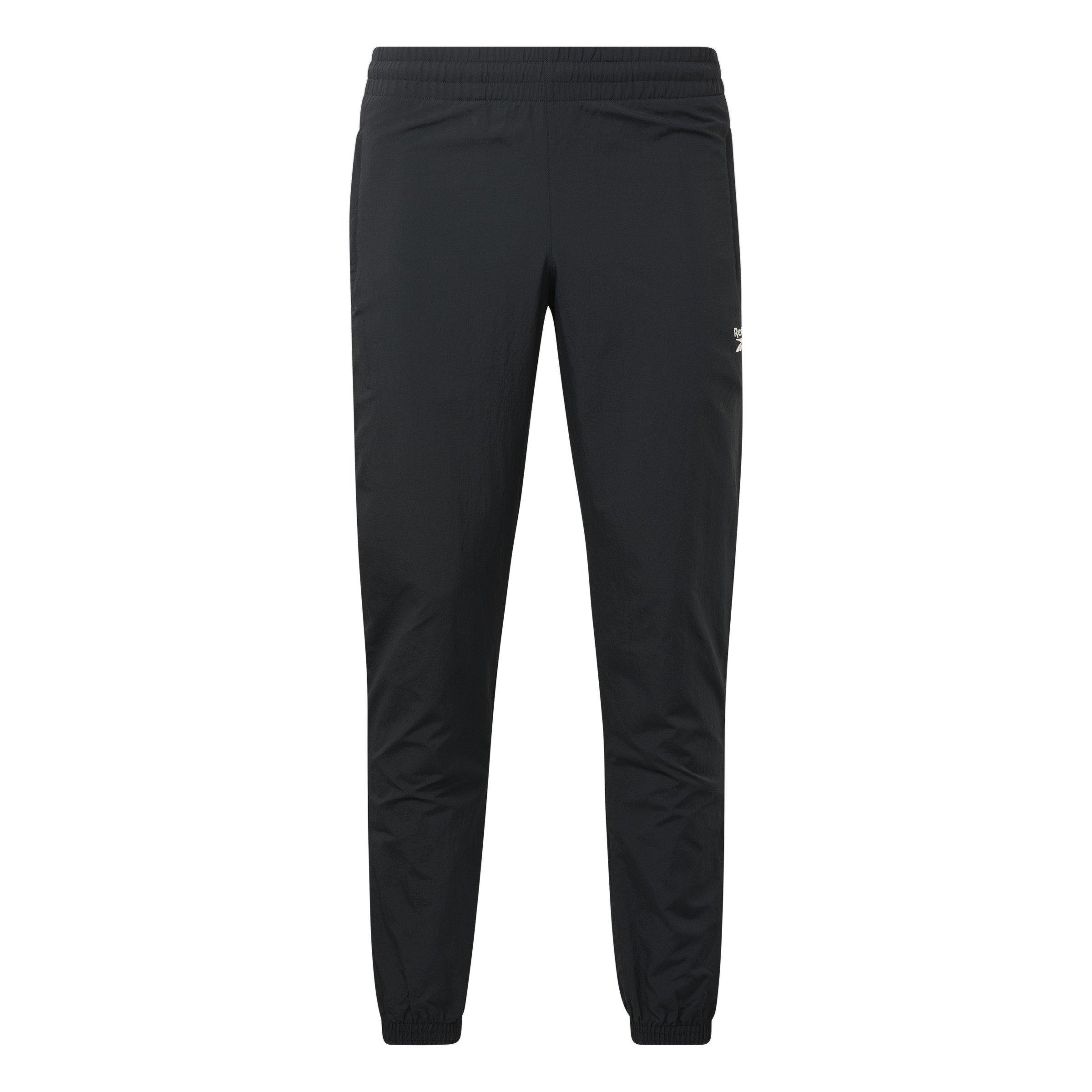 Reebok Men's Classics Vector Track Pants- Black - BLACK Thumbnail View 7
