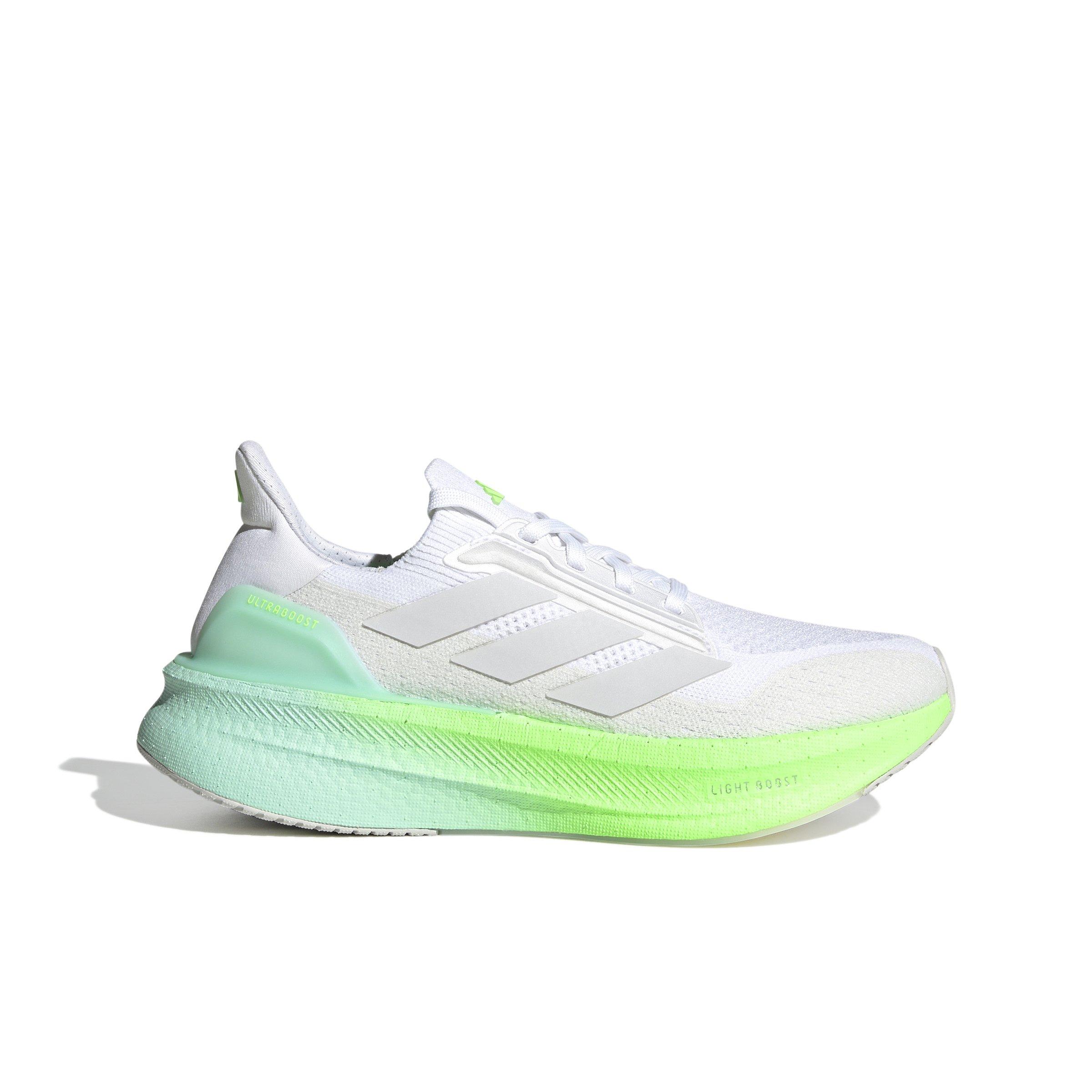 adidas Ultraboost 5x "Ftwr White/Dash Grey/Lime Burst" Women's Running Shoe - WHITE/GREY/LIME Thumbnail View 1