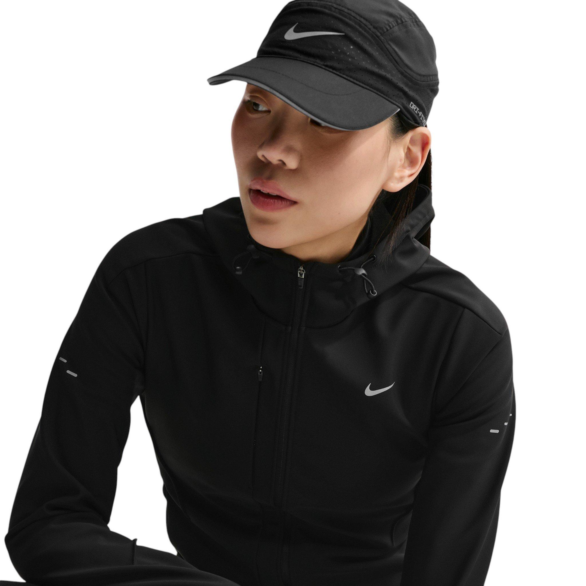 Nike Women's Swift Therma-FIT Repel Running Jacket - Black/Silver - BLACK/SILVER