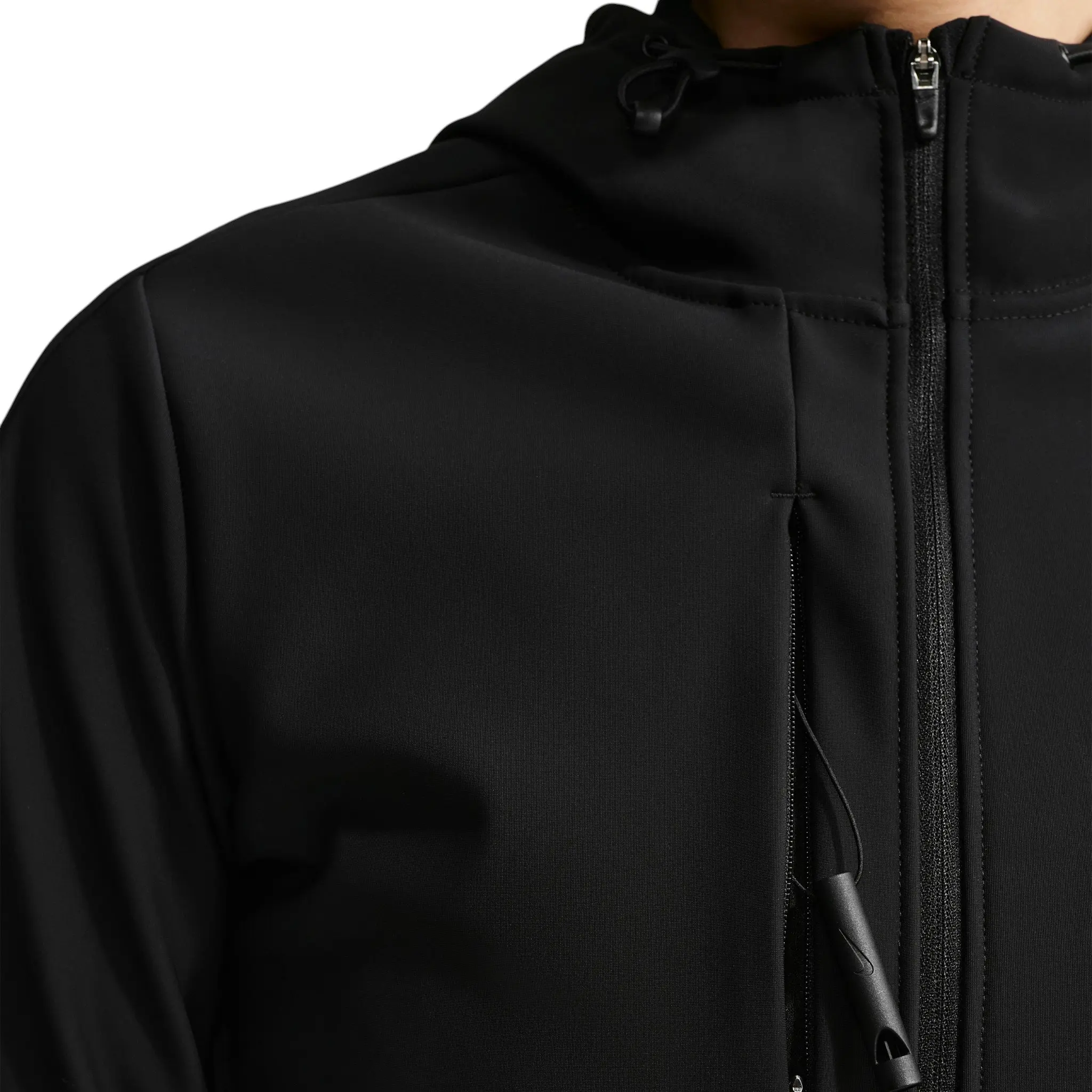Nike Women's Swift Therma-FIT Repel Running Jacket - Black/Silver - BLACK/SILVER