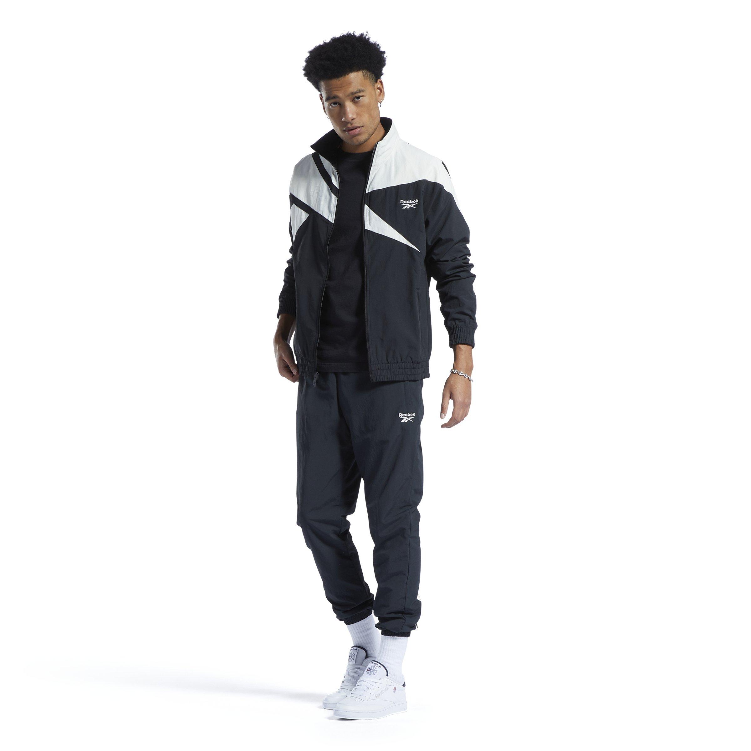 Reebok Men's Classics Vector Track Jacket - BLACK Thumbnail View 3