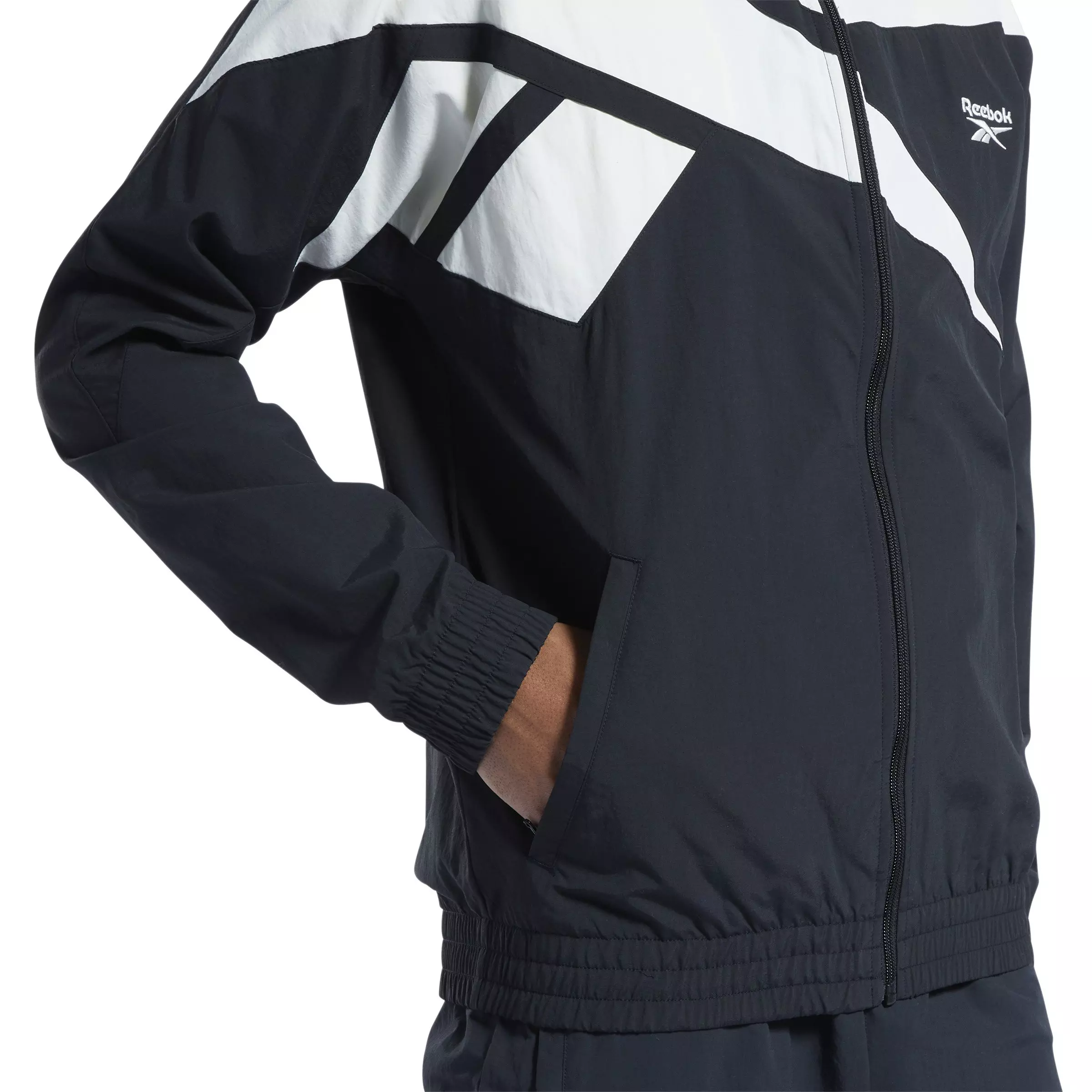 Reebok Men's Classics Vector Track Jacket - BLACK