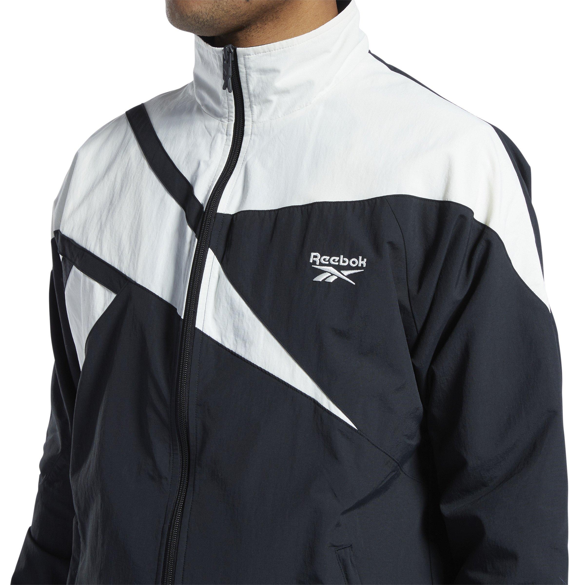 Reebok Men's Classics Vector Track Jacket - BLACK Thumbnail View 5