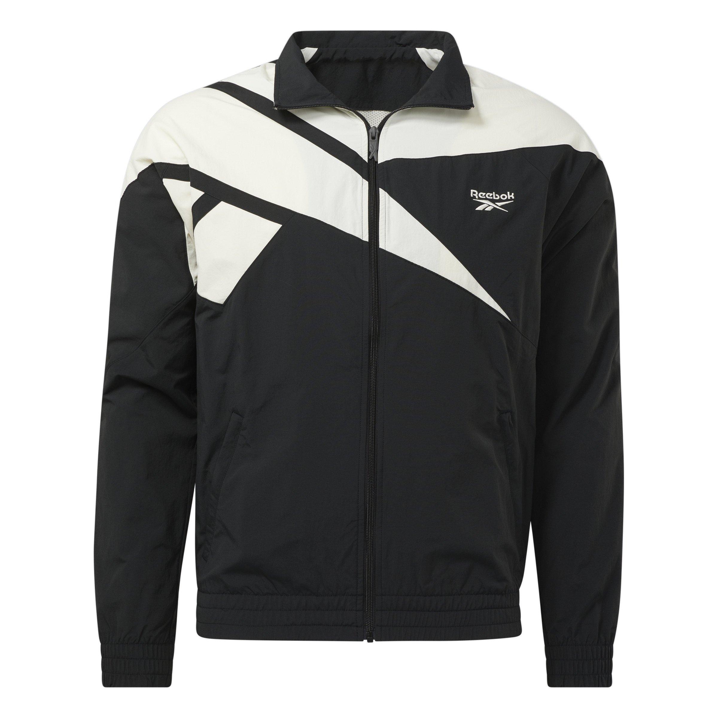Reebok Men's Classics Vector Track Jacket - BLACK Thumbnail View 7