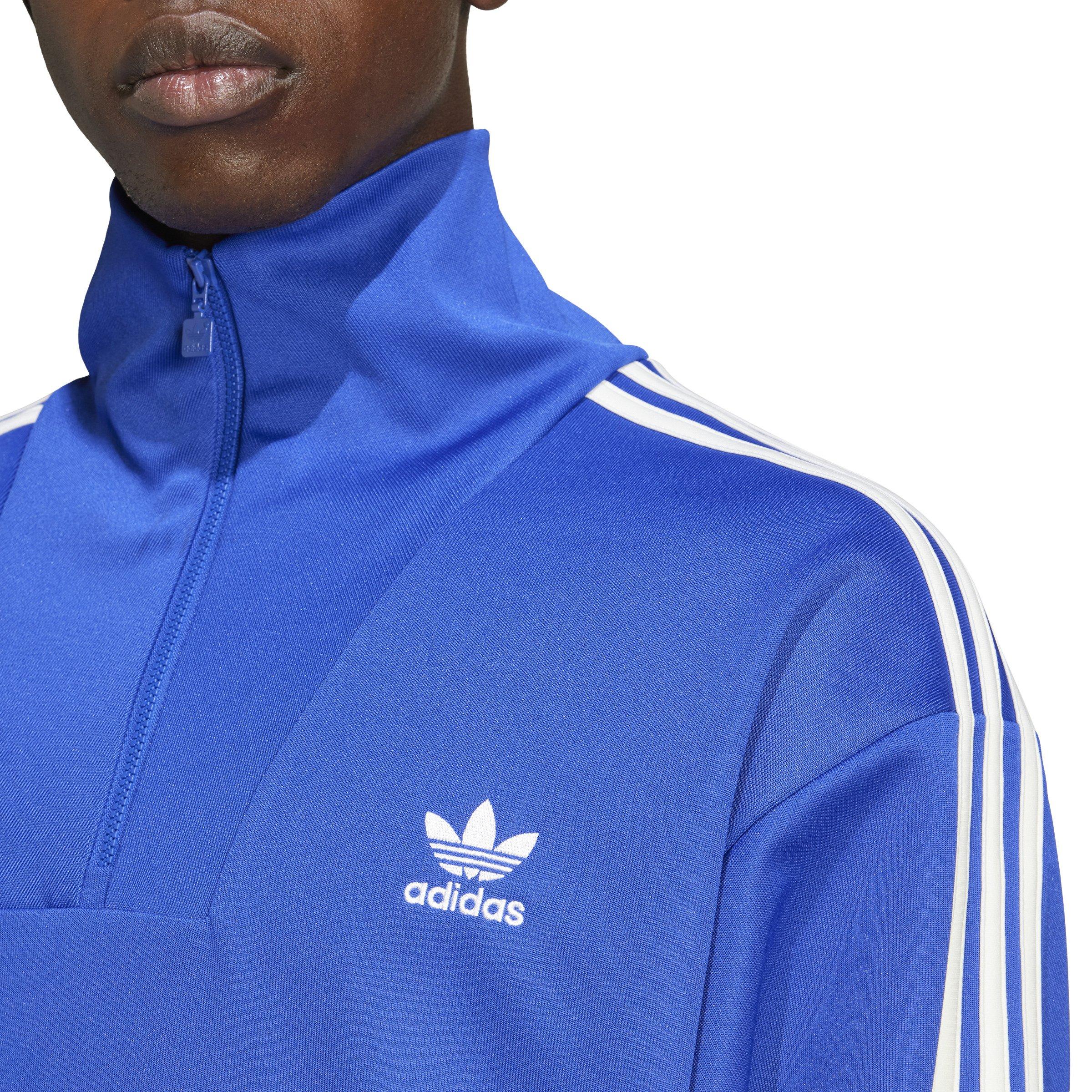 トップス adidas Originals Adicolor Funnel Neck Men's Adidas Originals Lucid Blue Adicolor Funnel Neck Track