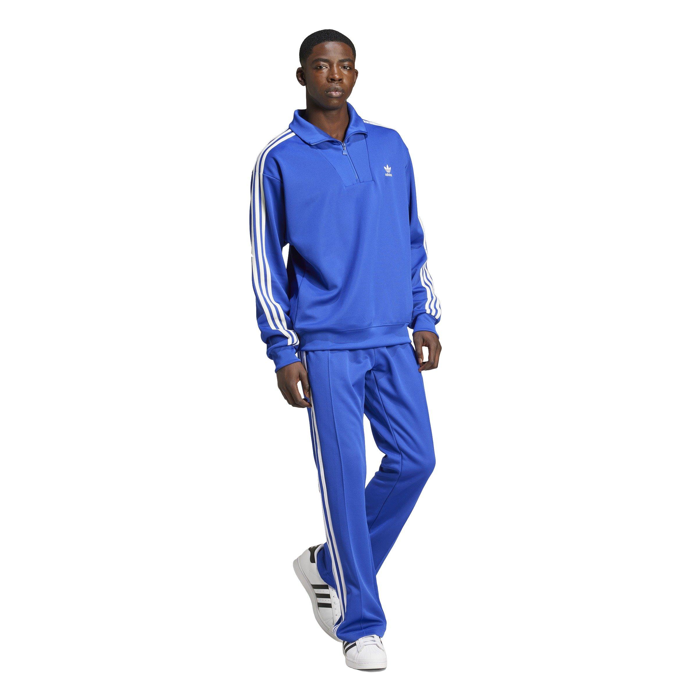 adidas Originals Men's adicolor Funnel Neck Track Top -Blue
