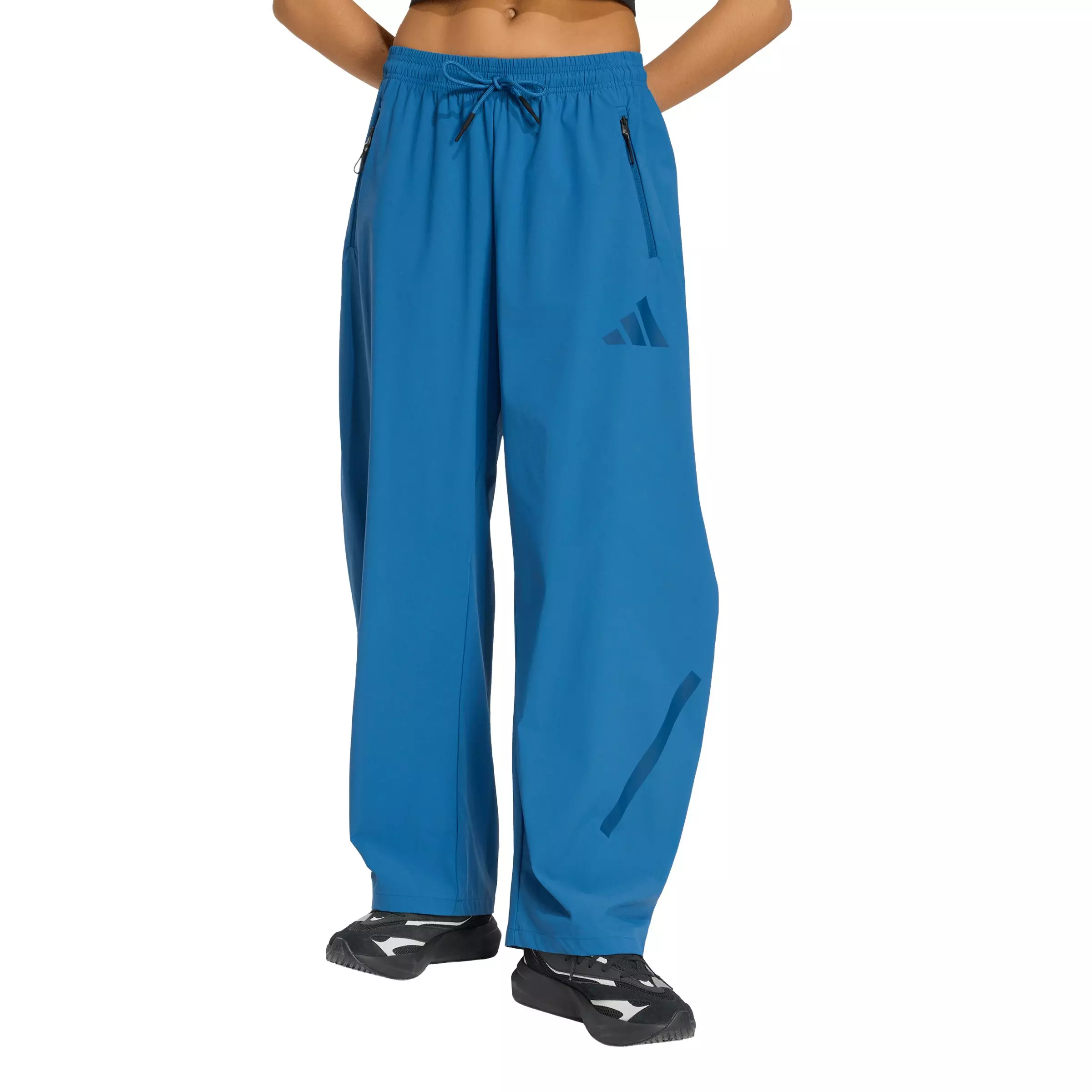 adidas Women's Z.N.E. Woven Pants - Blue - BLUE