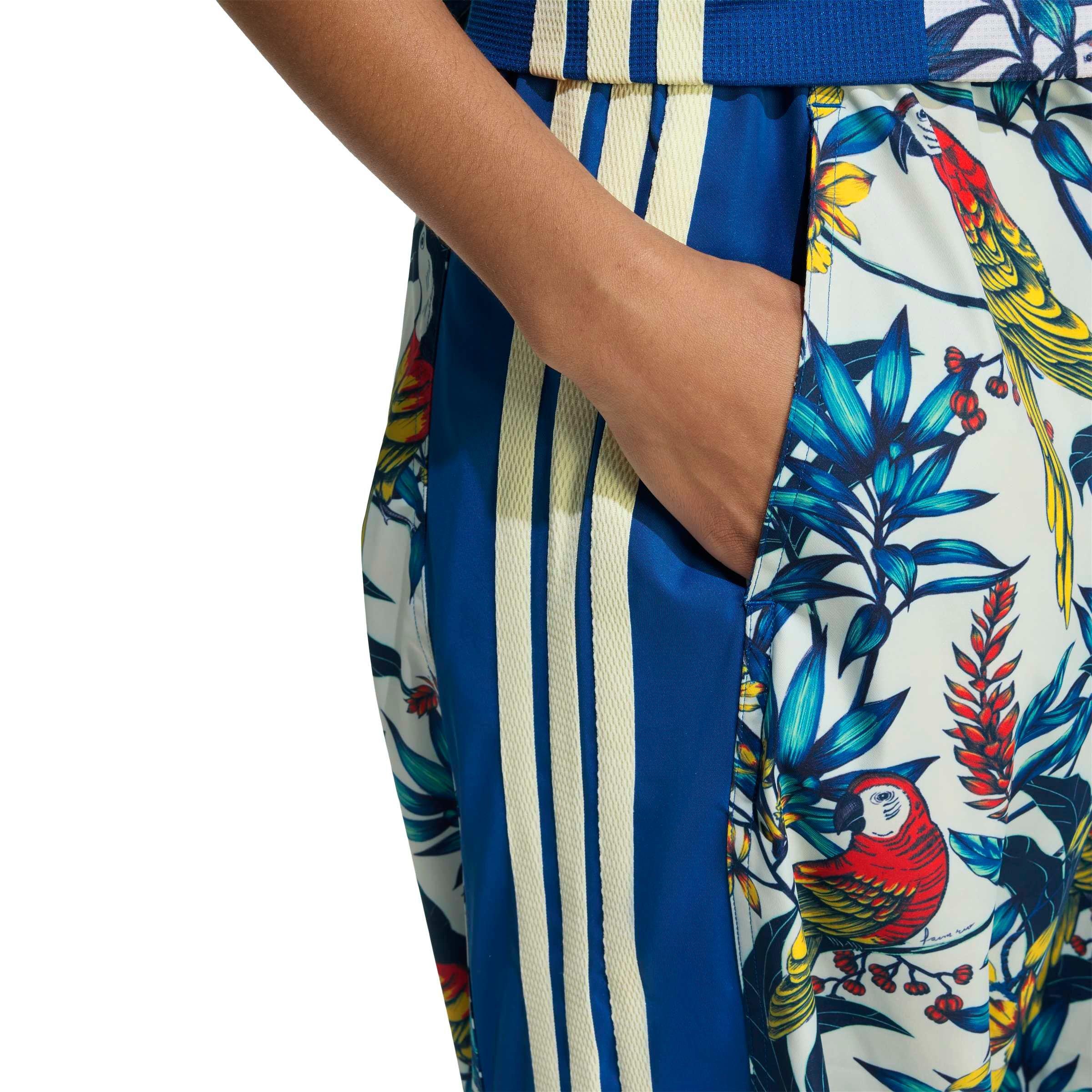 adidas Women's x FARM Rio Premium Joggers - Blue - BLUE Thumbnail View 4