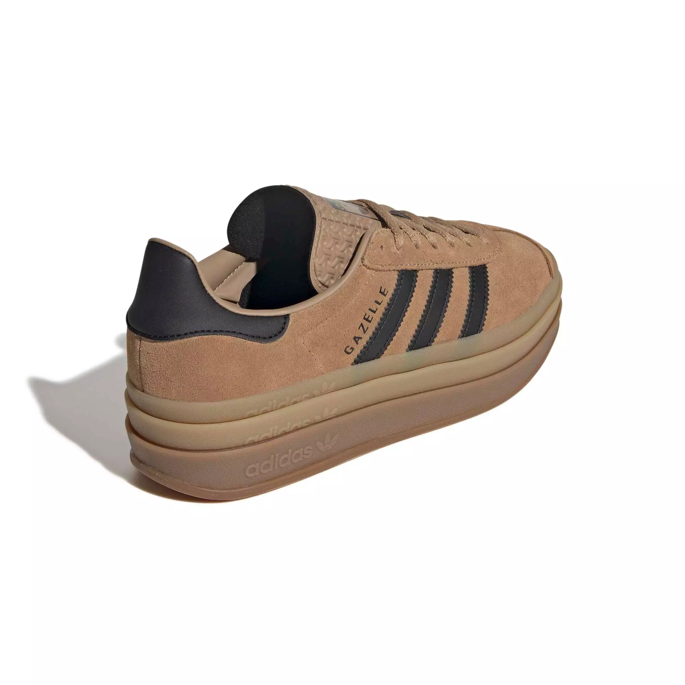 adidas Originals Gazelle Bold "Cardboard/Core Black/Gum 2" Women's Shoe - CARDBOARD/BLACK/GUM