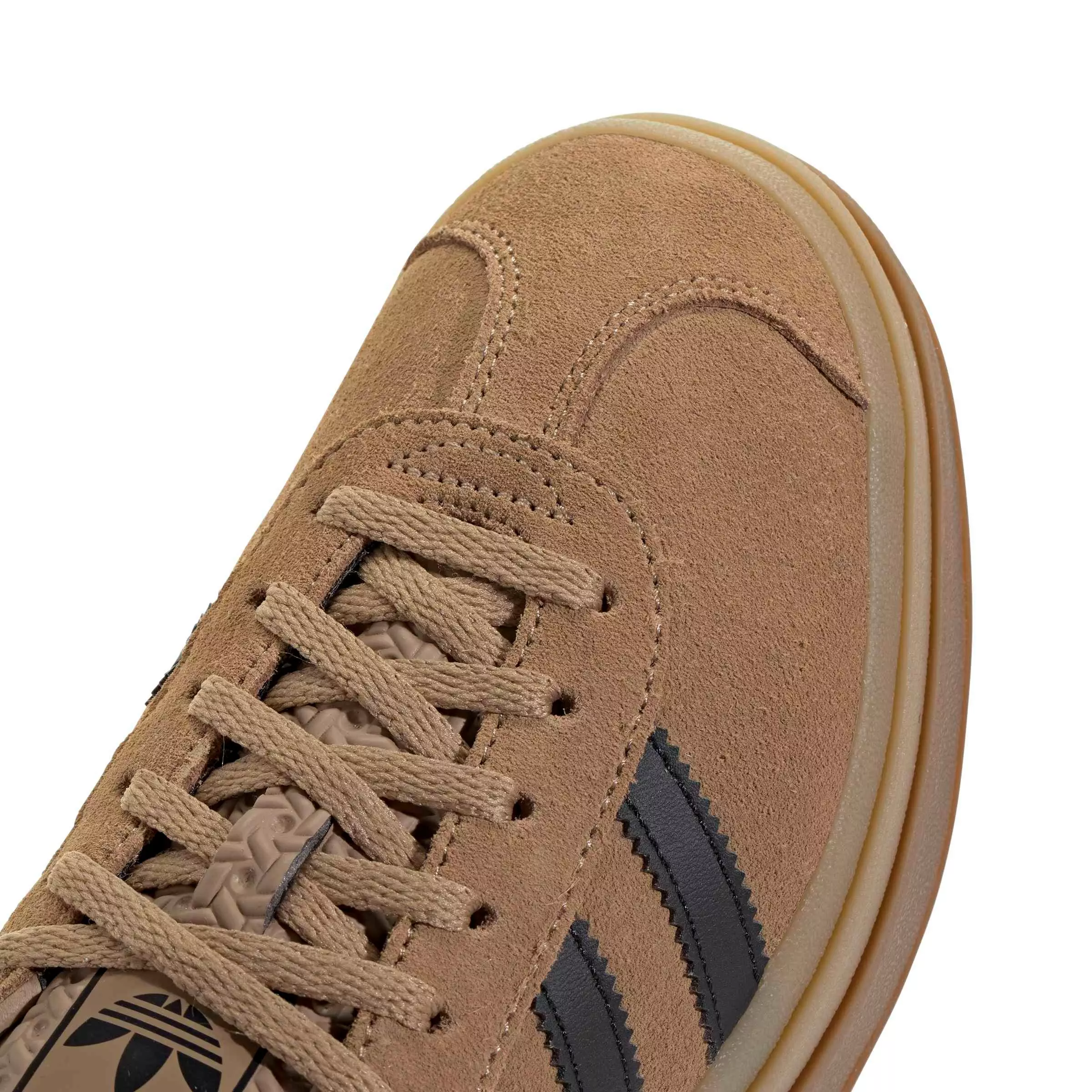 adidas Originals Gazelle Bold "Cardboard/Core Black/Gum 2" Women's Shoe - CARDBOARD/BLACK/GUM