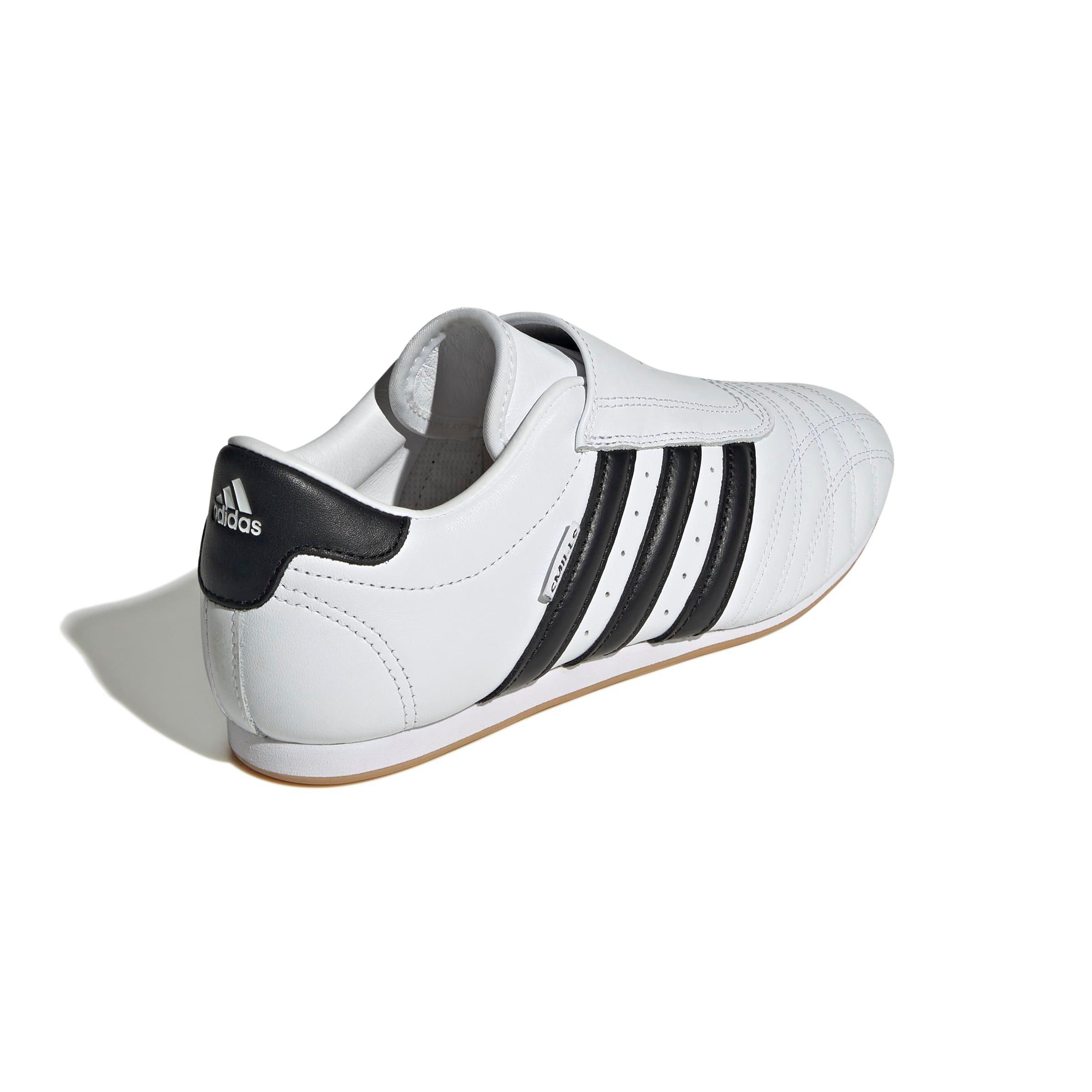 adidas Originals Taekwondo "Ftwr White/Core Black/Gum 3" Women's Shoe - WHITE/BLACK/GUM Thumbnail View 4