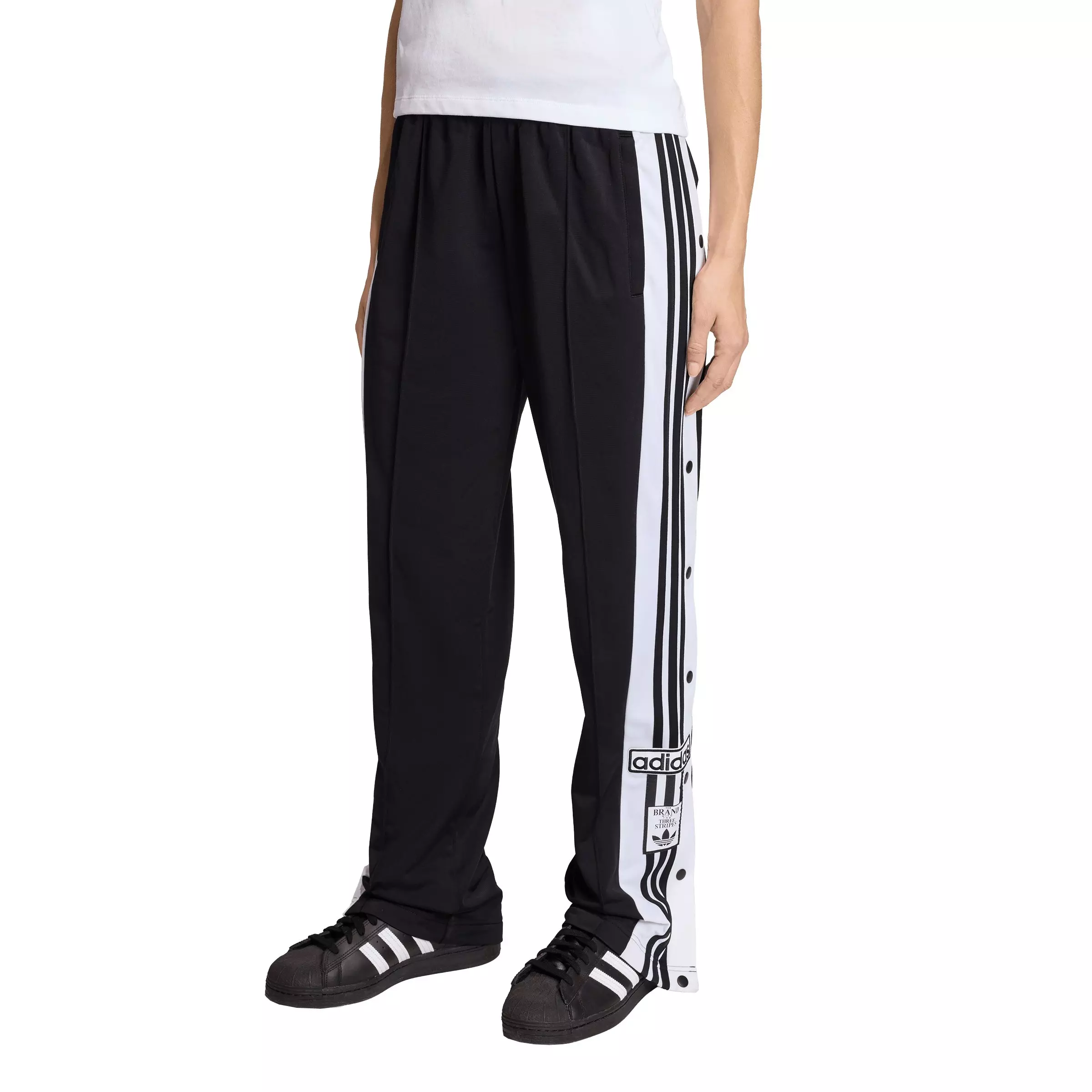 adidas Originals Women's Adibreak Track Pants - Black/White - BLACK/WHITE