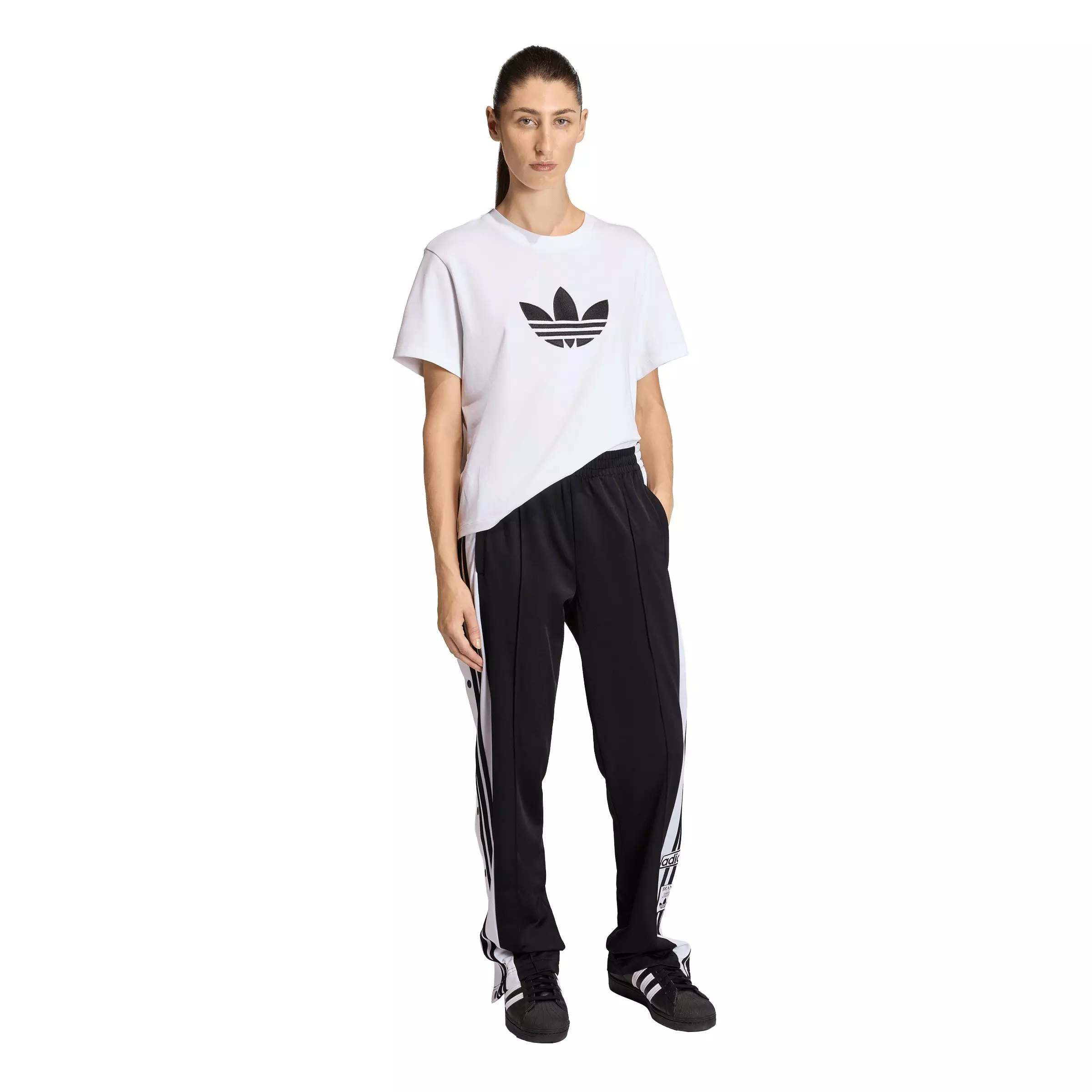adidas Originals Women's Adibreak Track Pants - Black/White - BLACK/WHITE