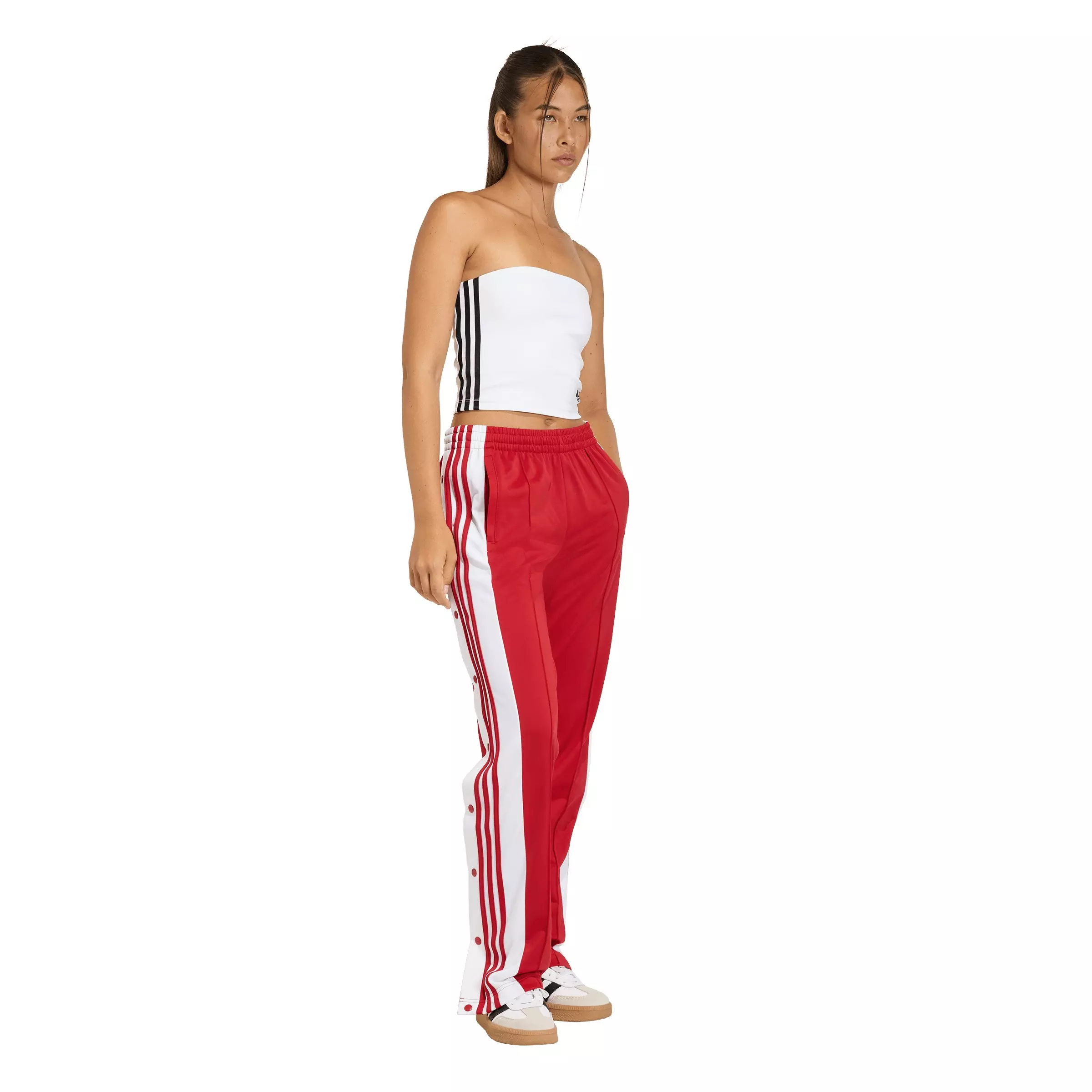 adidas Originals Women's Adibreak Track Pants - Red/White - RED/WHITE