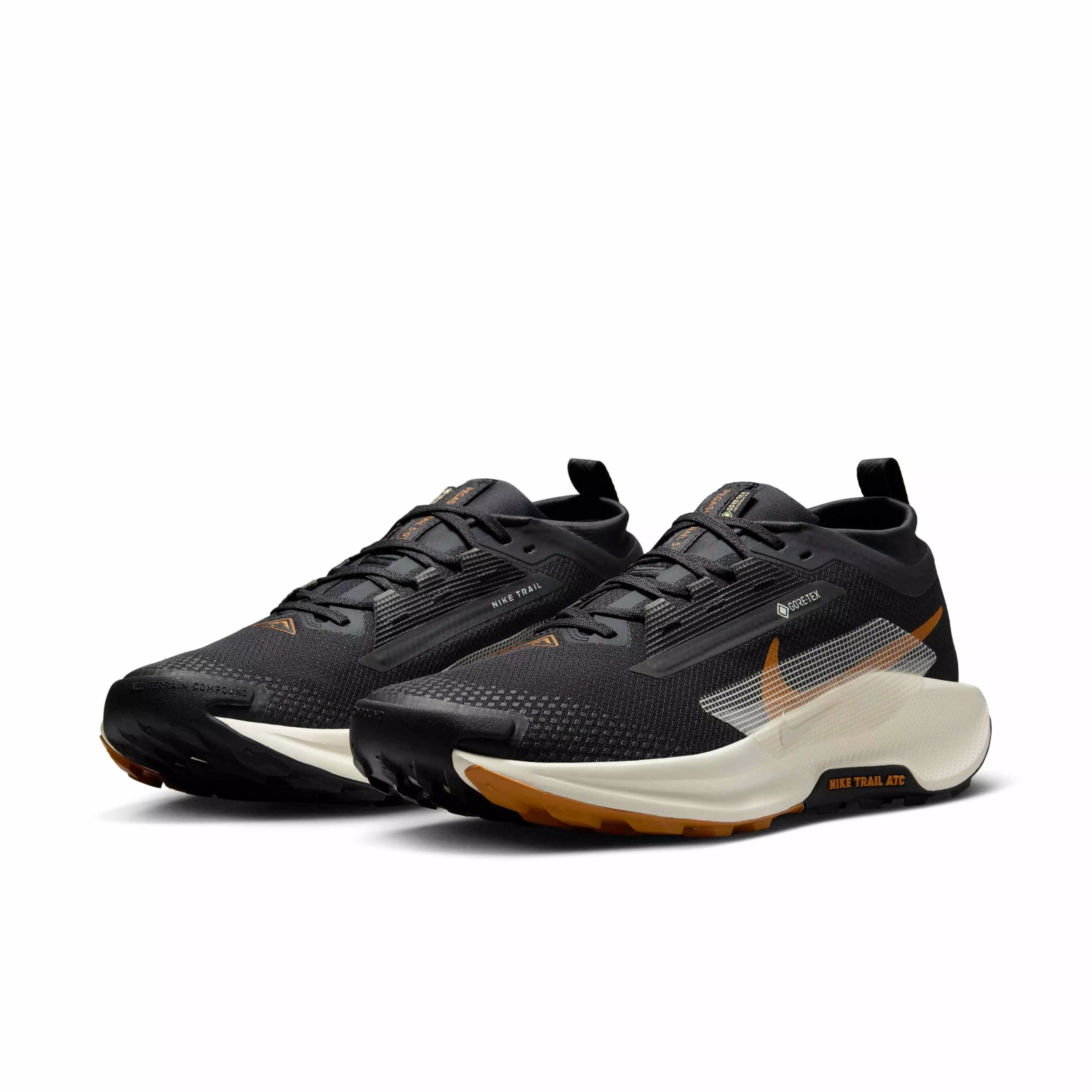 Nike Pegasus Trail 5 GORE-TEX "Off Noir/Black/Monarch/Pale Ivory" Men's Trail Running Shoe - NOIR/BLACK/MONARCH/IVORY