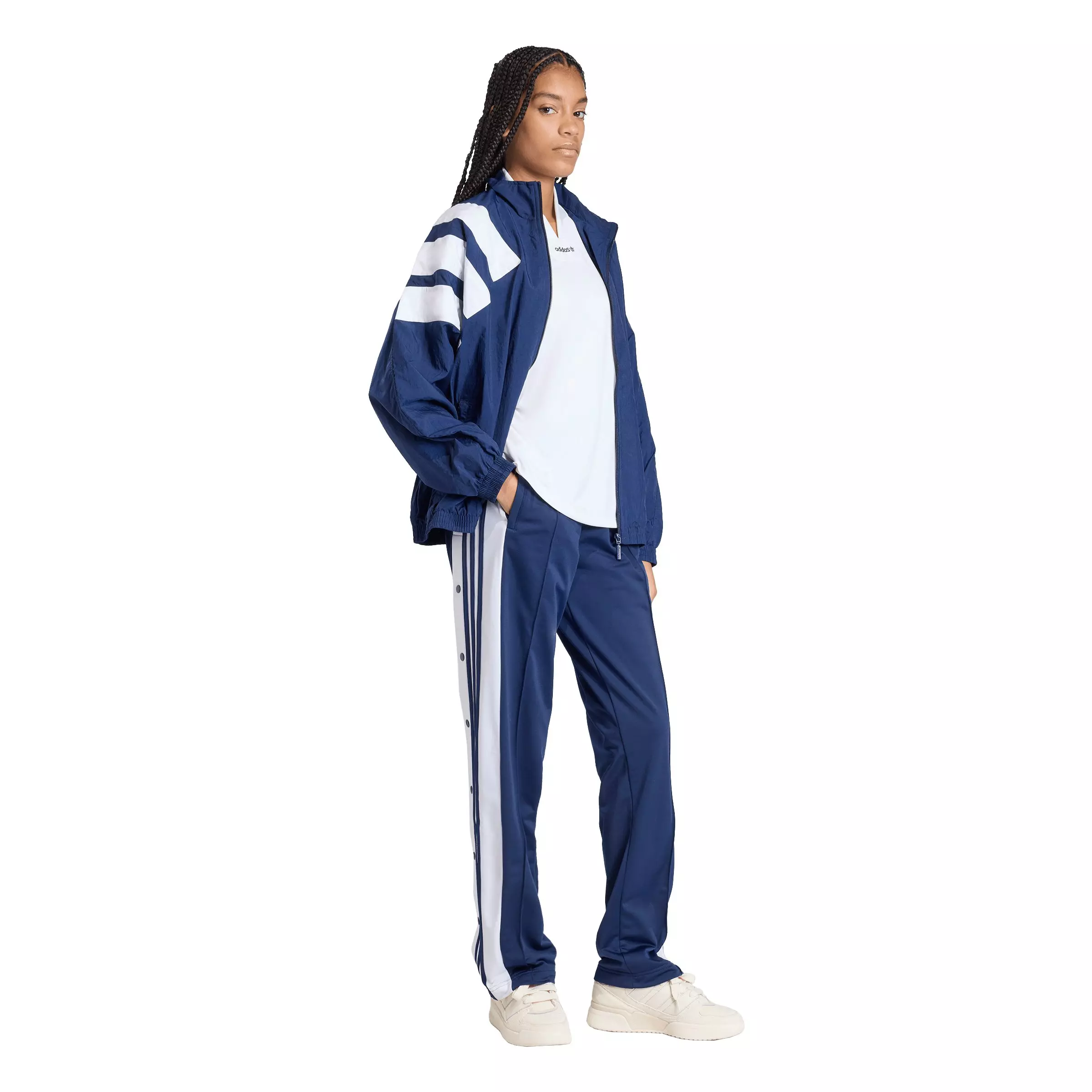 adidas Originals Women's Adibreak Track Pants - Indigo/White - INDIGO/WHITE