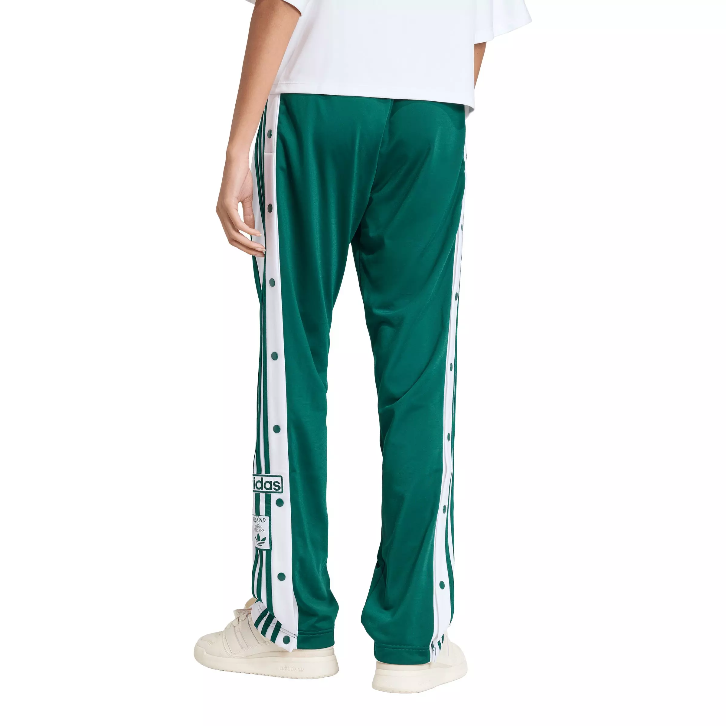 adidas Originals Women's Adibreak Track Pants - Green/White - GREEN/WHITE