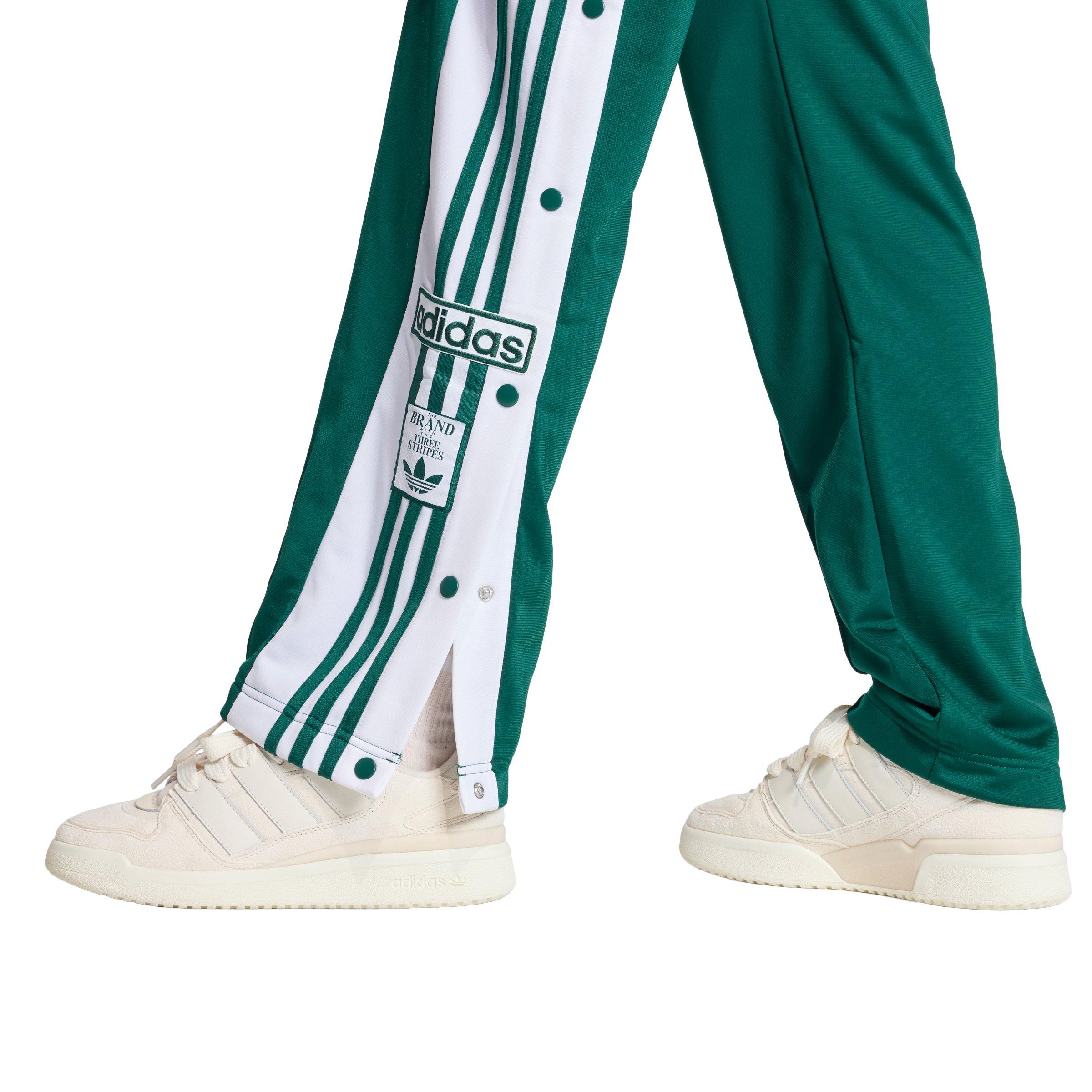 adidas Originals Women's Adibreak Track Pants - Green/White - GREEN/WHITE Thumbnail View 4