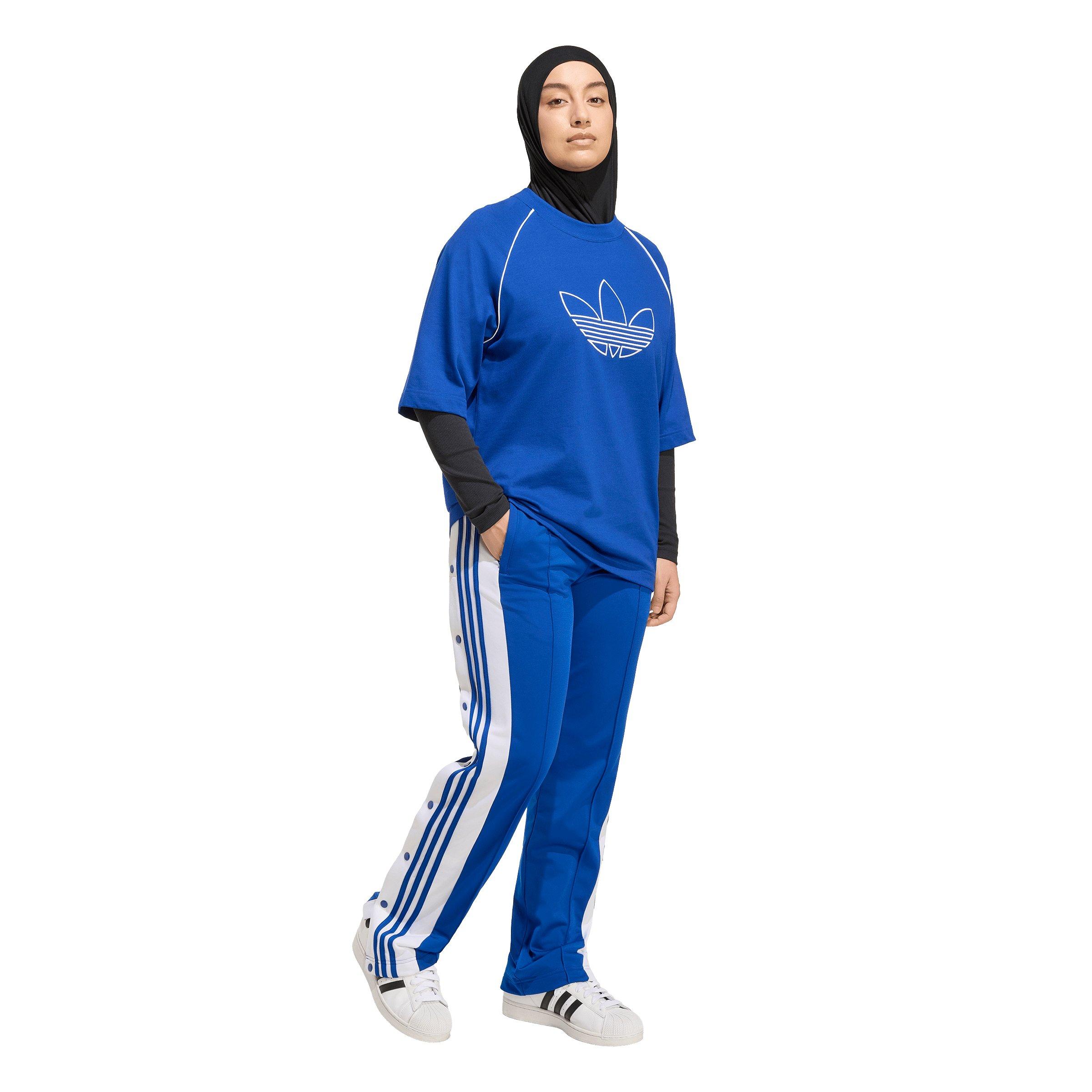 adidas Originals Women's Adibreak Track Pants - Royal/White - ROYAL/WHITE Thumbnail View 5