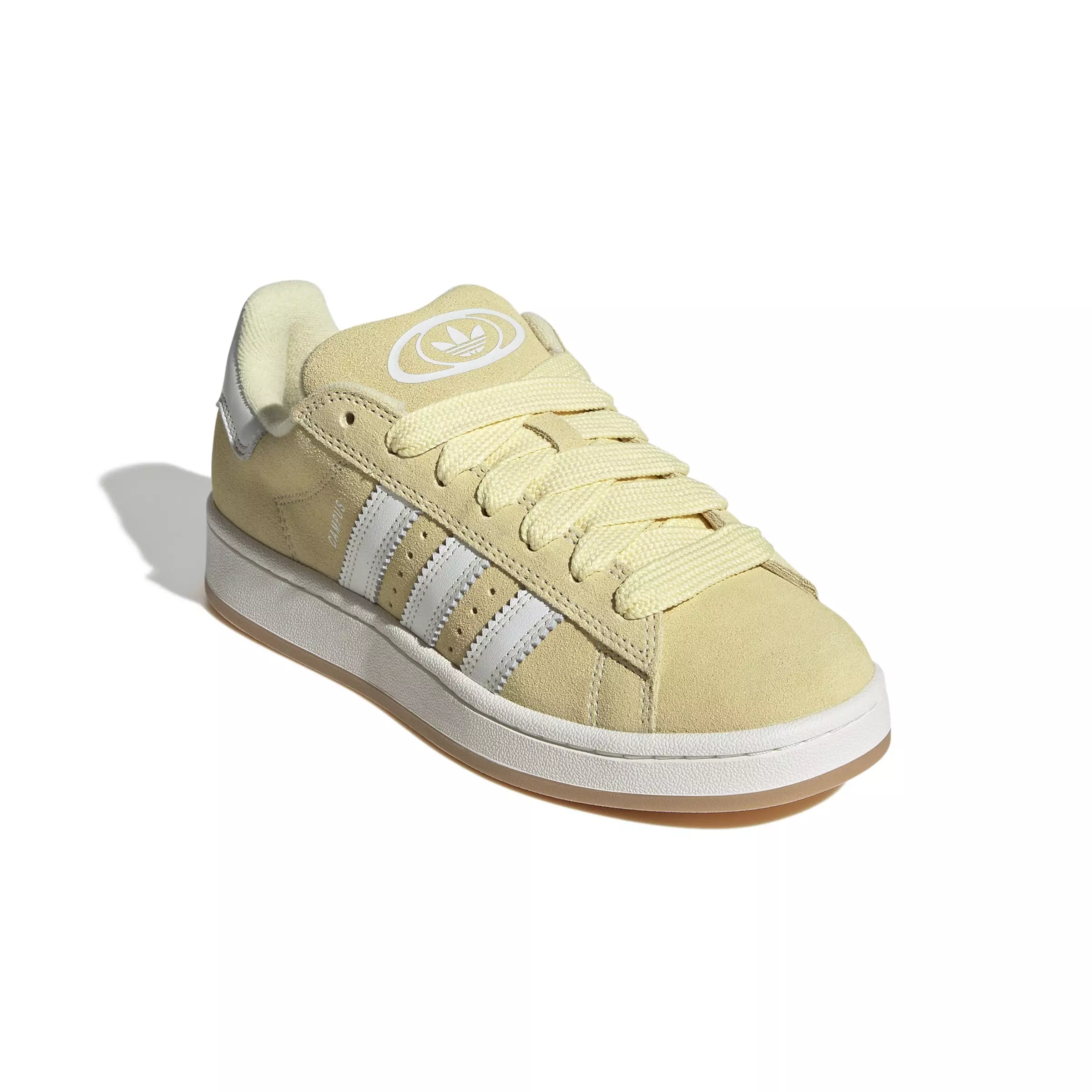 adidas Originals Campus 00s "Core White/Almost Yellow/Core White" Women's Shoe - WHITE/YELLOW/WHITE