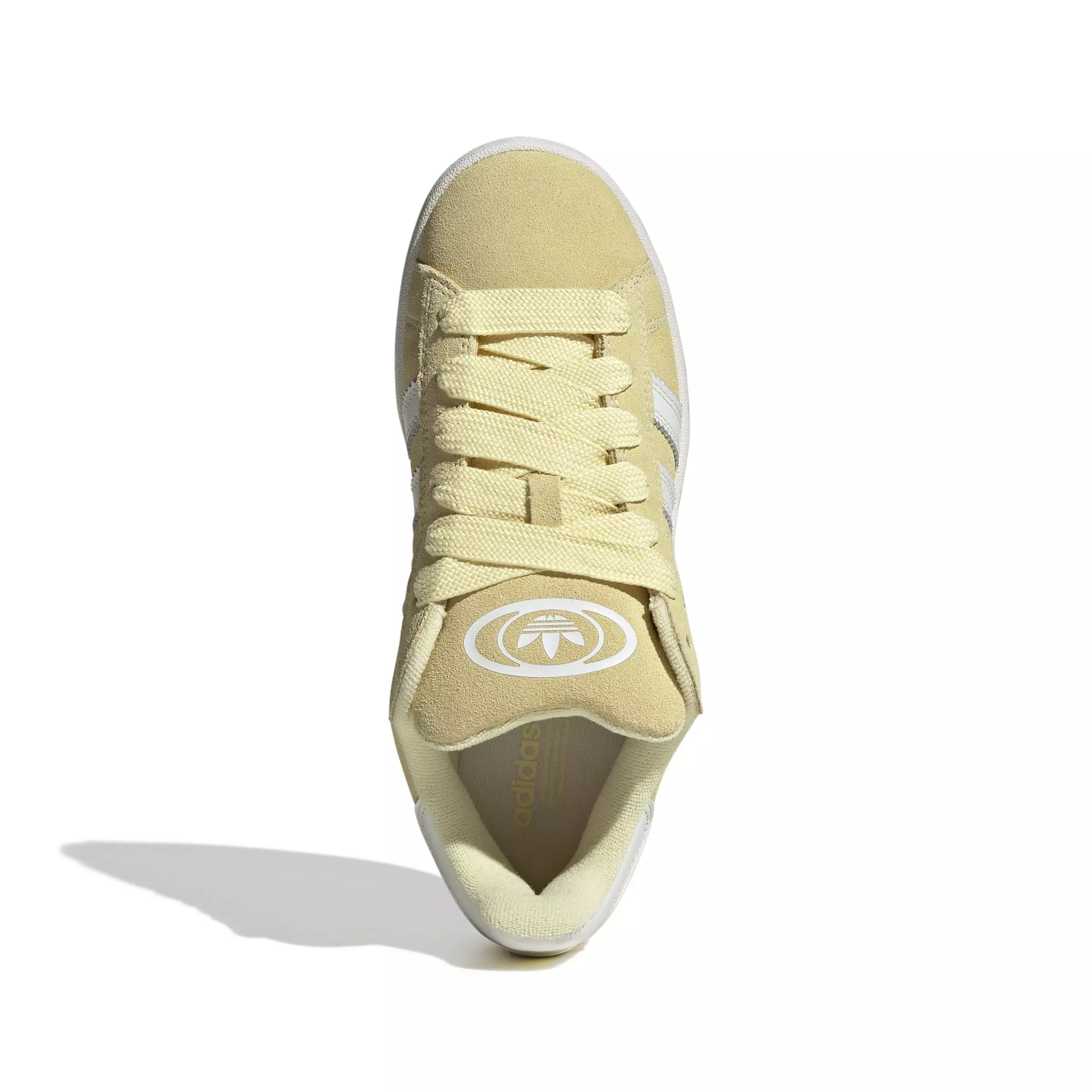 adidas Originals Campus 00s "Core White/Almost Yellow/Core White" Women's Shoe - WHITE/YELLOW/WHITE