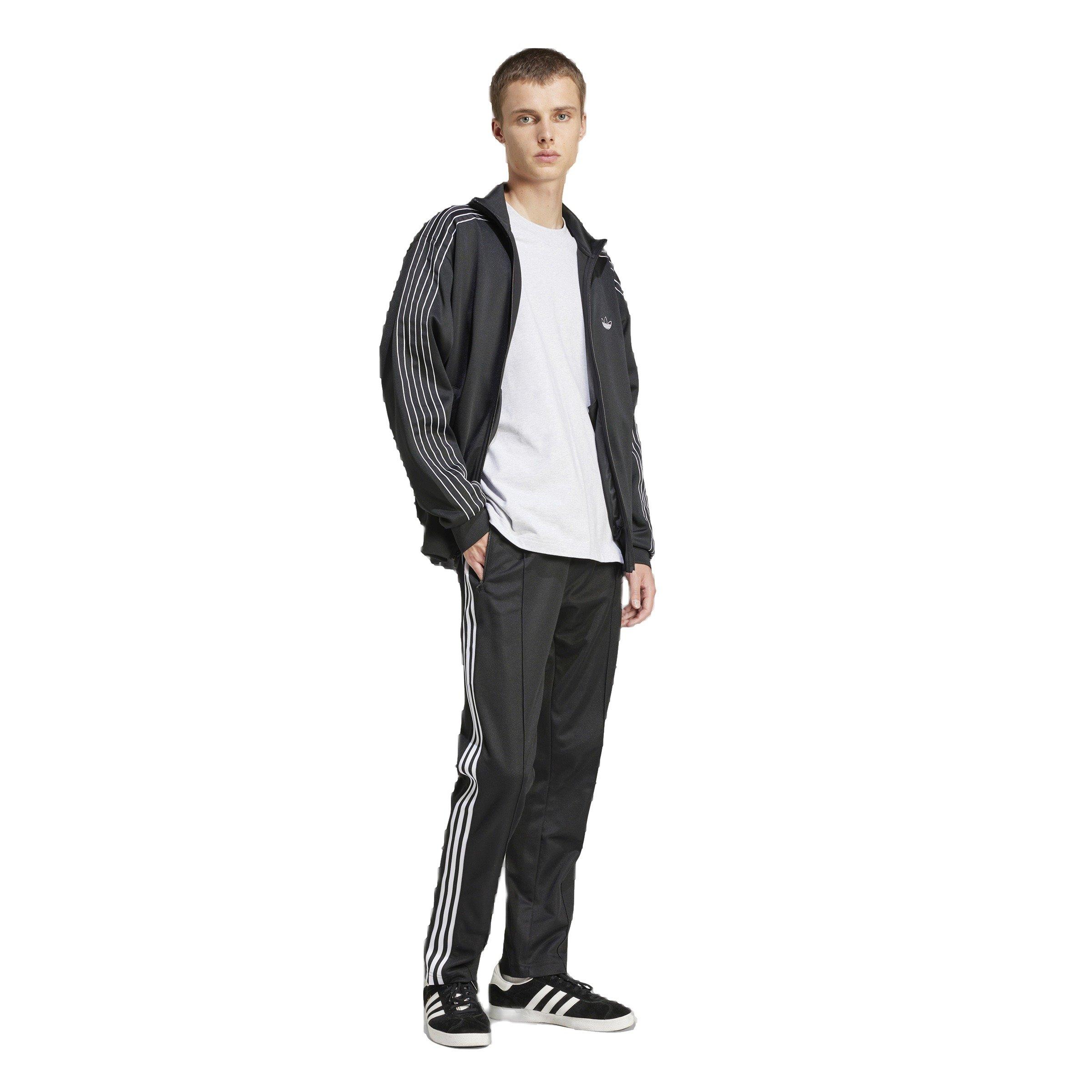 adidas Originals Men's adicolor Classics Beckenbauer Track Pants - Black - BLACK Thumbnail View 5