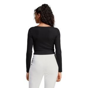 adidas Women's Seasonal Essentials Rib Cardigan -Black