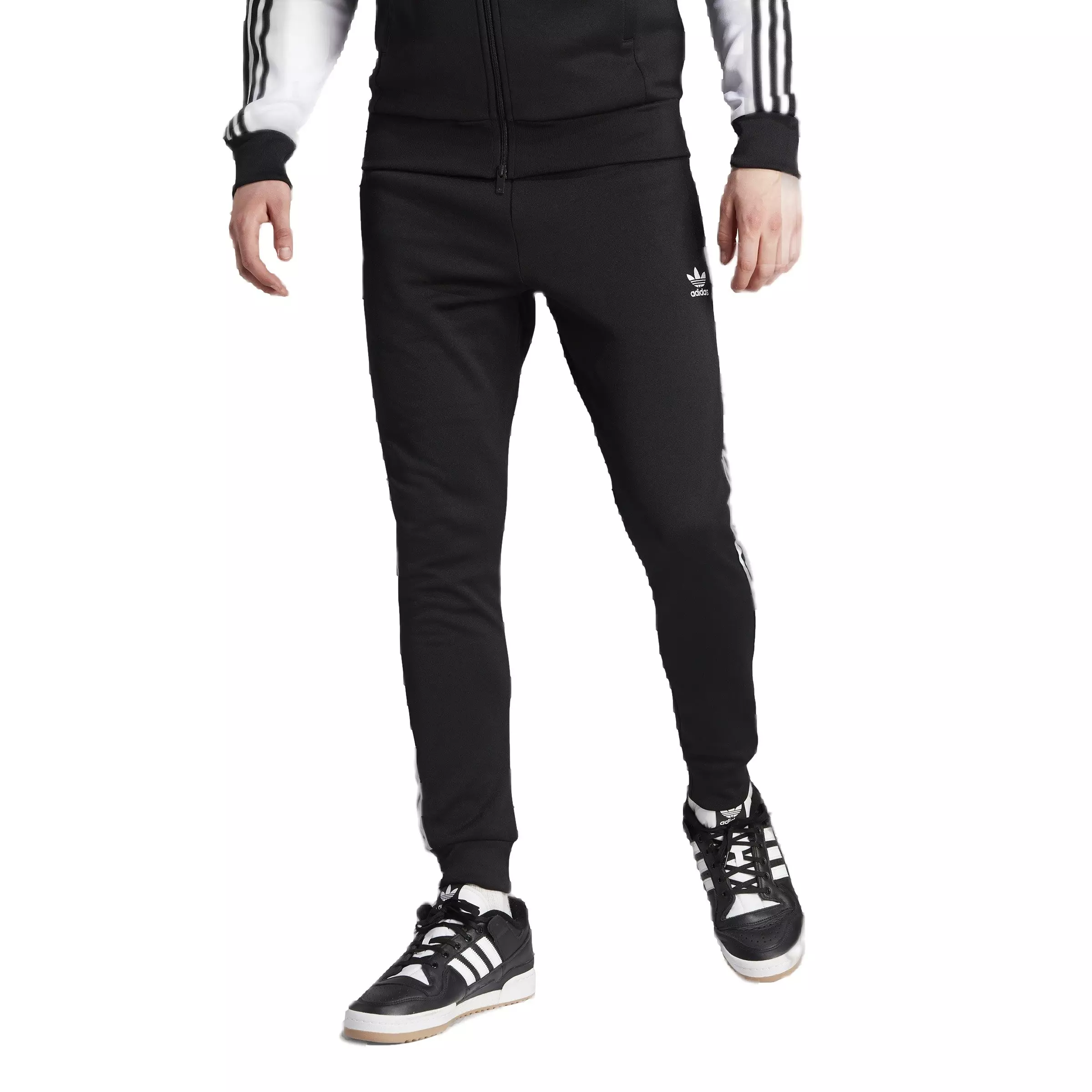 adidas Originals Men's adicolor Classics Superstar Lifestyle Track Pants -Black - BLACK