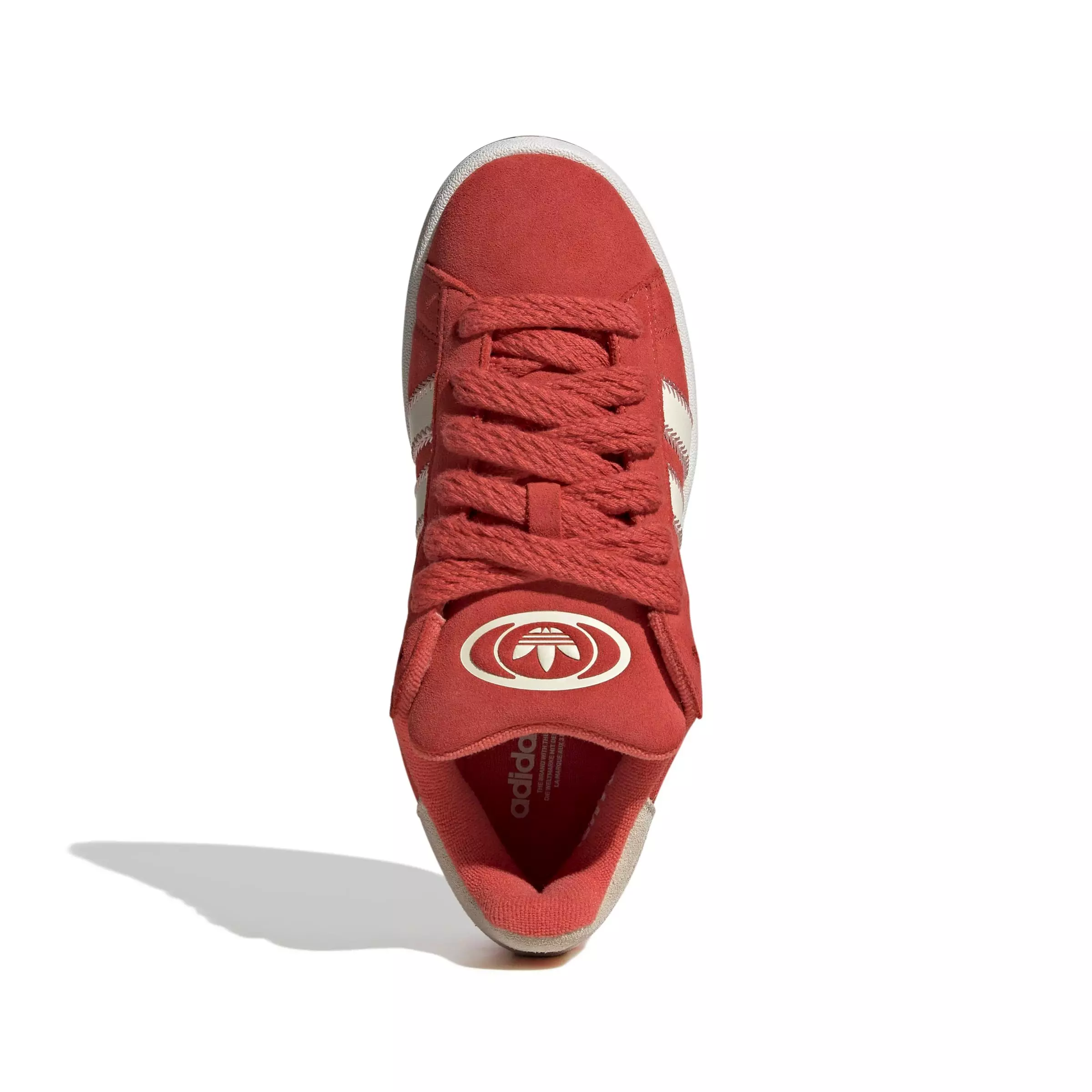 adidas Originals Campus 00s "Crew Red/Cream White/Core White" Women's Shoe - RED/WHITE/WHITE