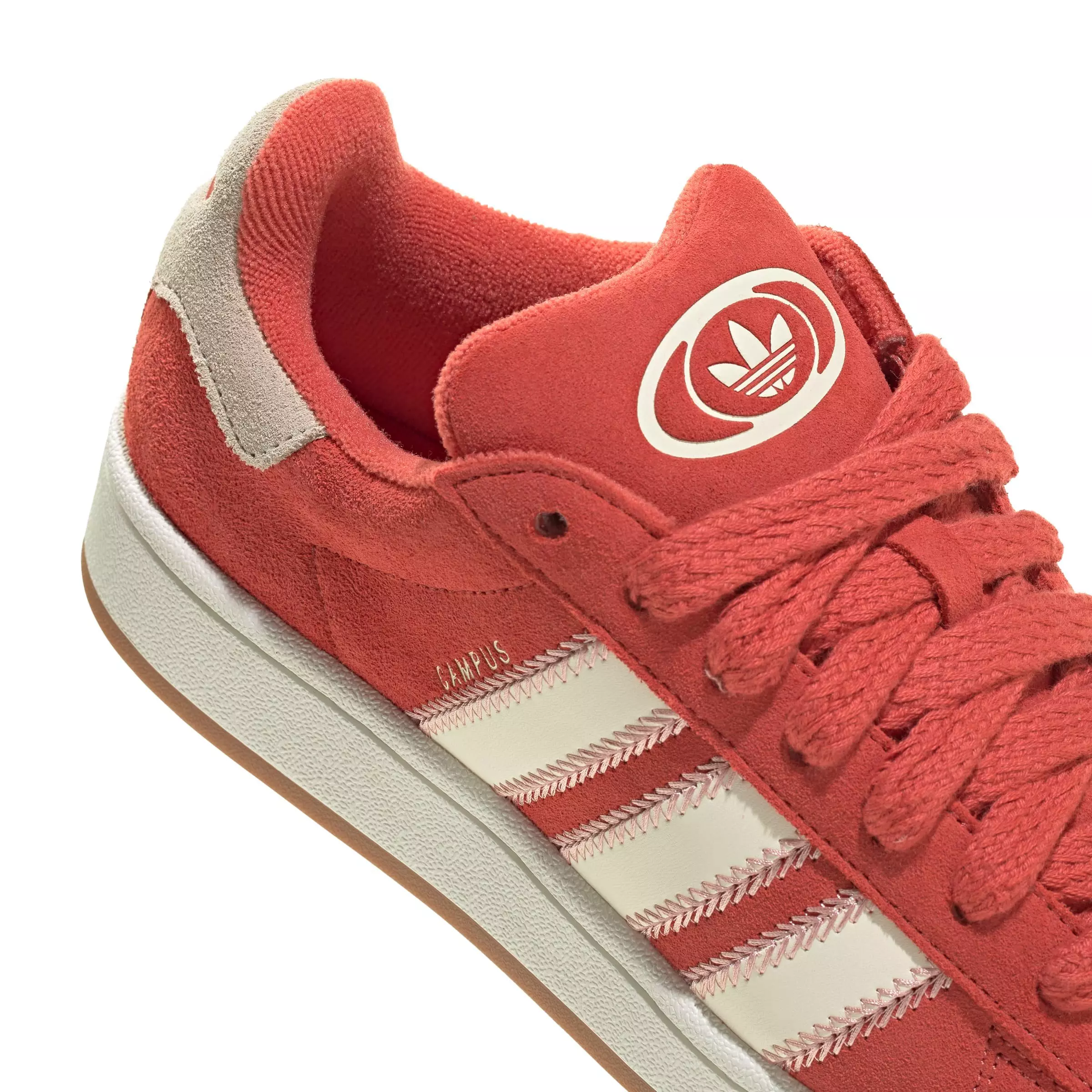 adidas Originals Campus 00s "Crew Red/Cream White/Core White" Women's Shoe - RED/WHITE/WHITE