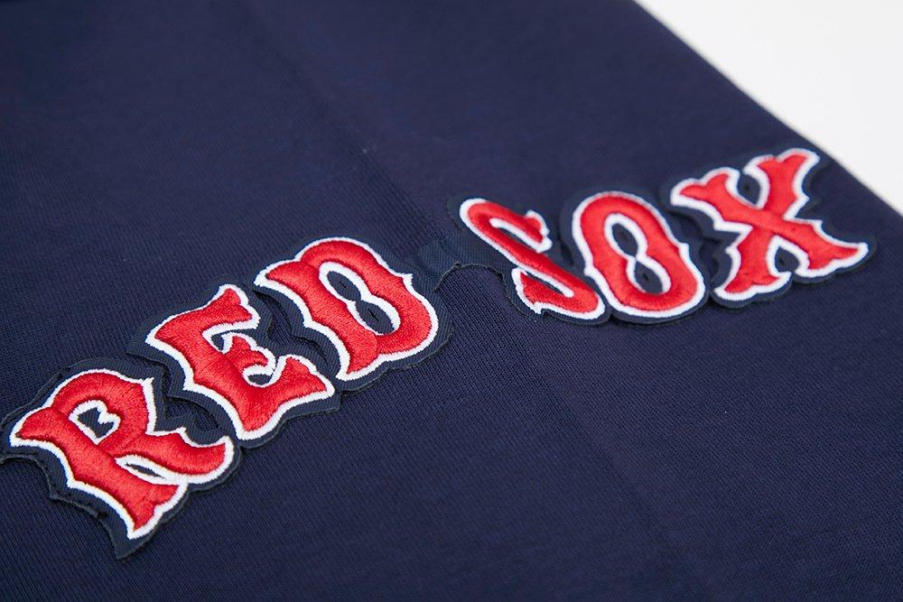 Pro Standard Men's Boston Red Sox Classic Chenille DK PO Hoodie -Navy - NAVY Thumbnail View 6