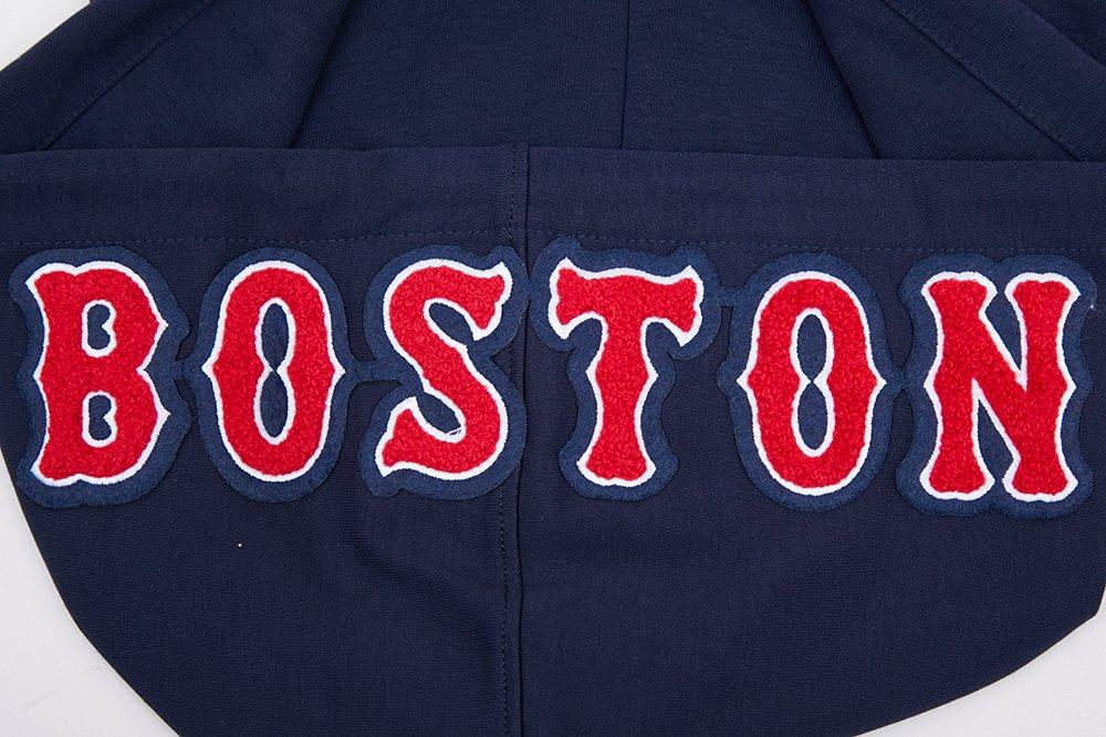 Pro Standard Men's Boston Red Sox Classic Chenille DK PO Hoodie -Navy - NAVY Thumbnail View 8