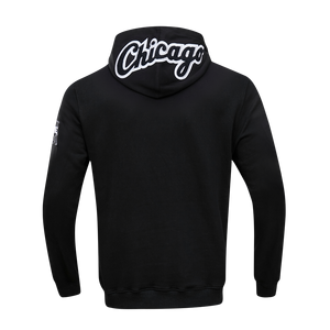 Pro Standard Men's Chicago White Sox Classic Chenille DK PO Hoodie -Black