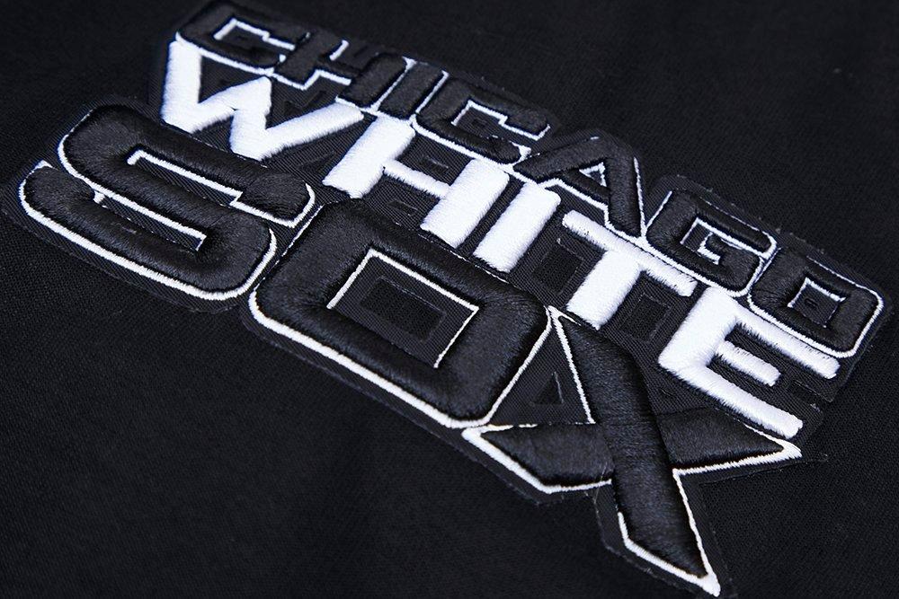 Pro Standard Men's Chicago White Sox Classic Chenille DK PO Hoodie -Black - BLACK Thumbnail View 5