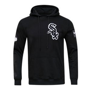 Pro Standard Men's Chicago White Sox Classic Chenille DK PO Hoodie -Black