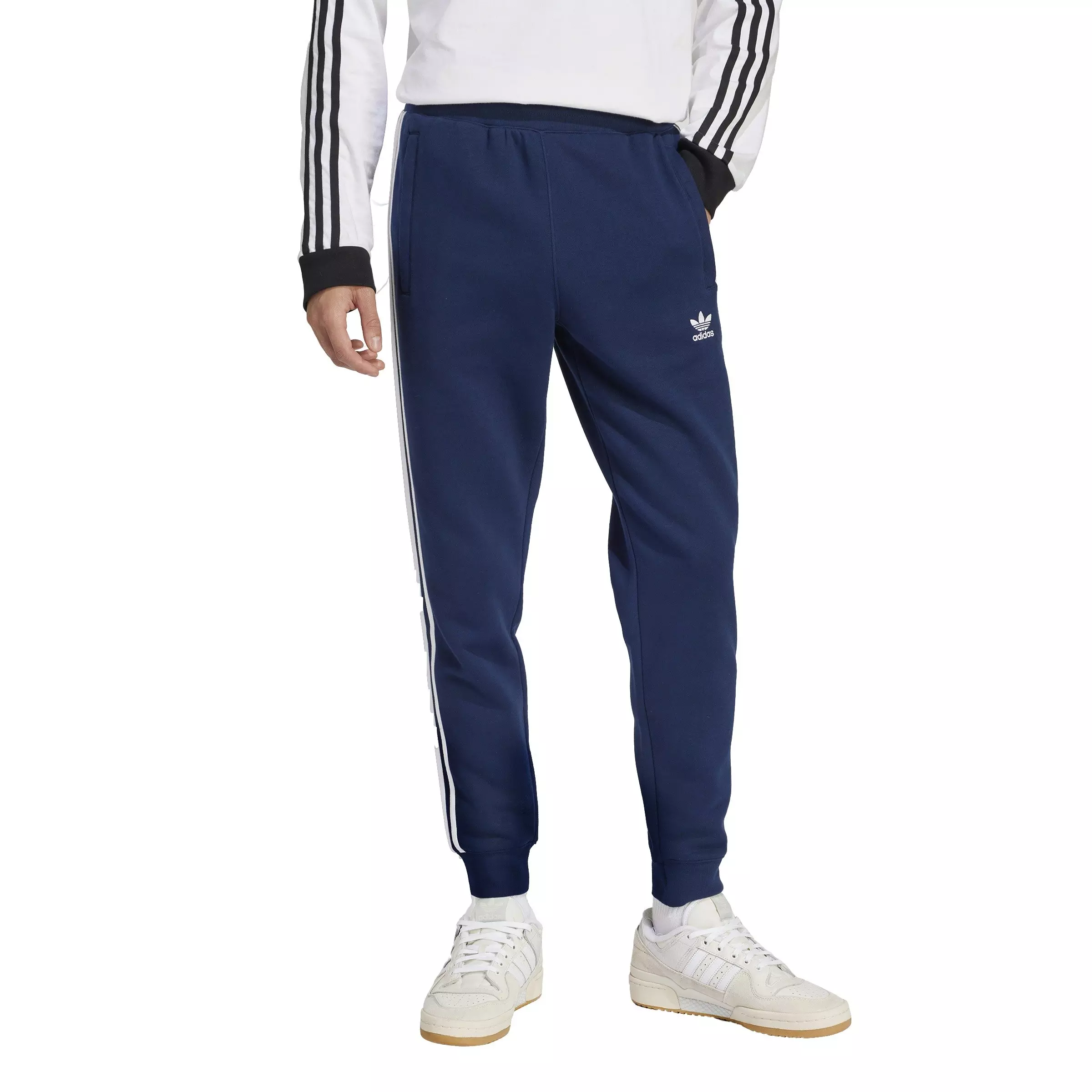 adidas Originals Men's adicolor 3-Stripes Lifestyle Joggers -Navy - NAVY