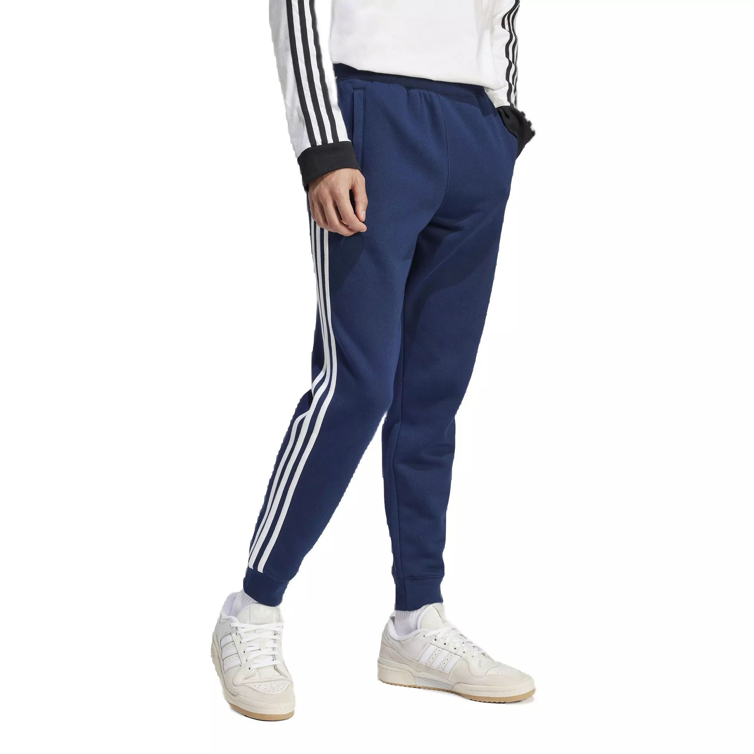 adidas Originals Men's Adicolor 3-Stripes Lifestyle Joggers -Navy - NAVY