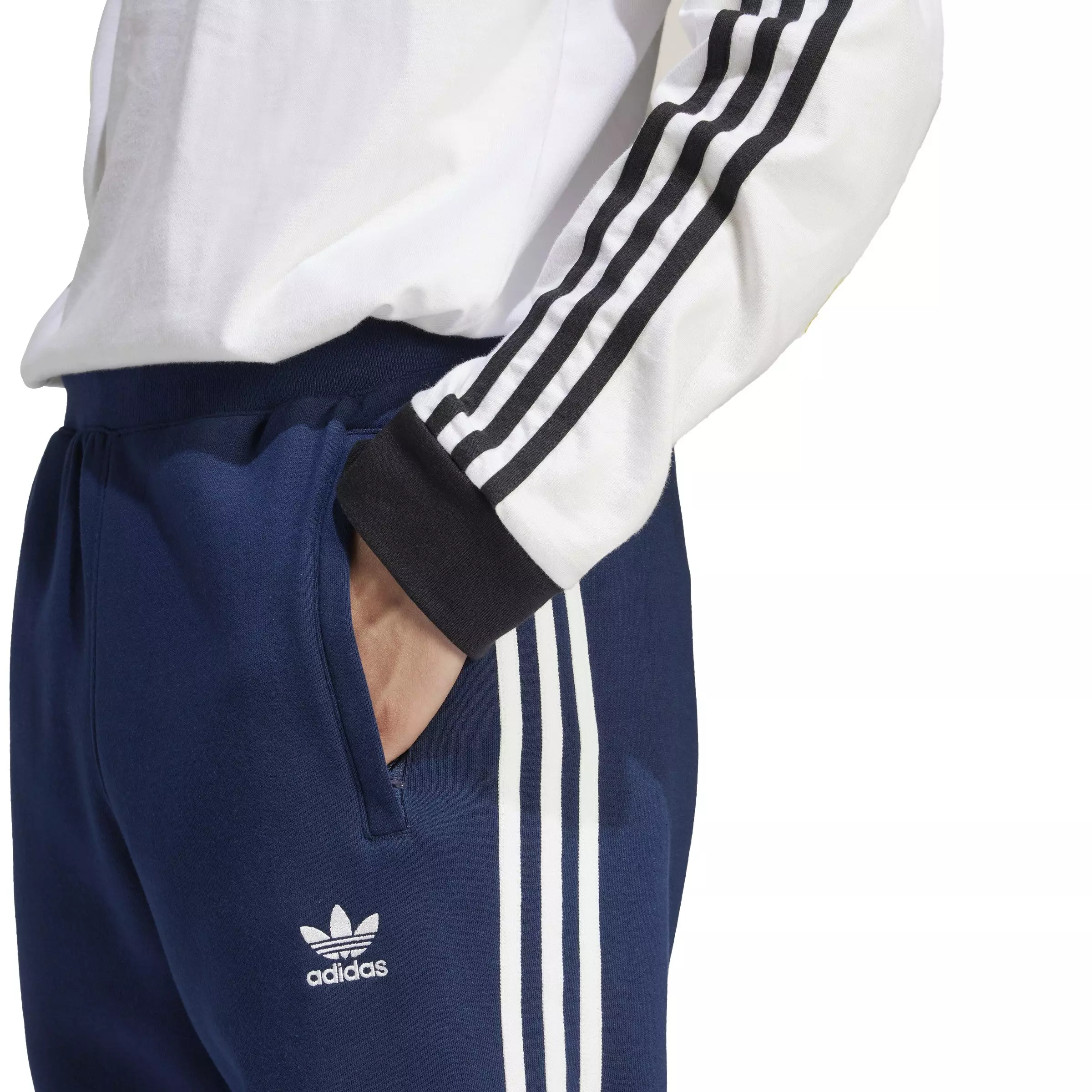 adidas Originals Men's Adicolor 3-Stripes Lifestyle Joggers -Navy - NAVY